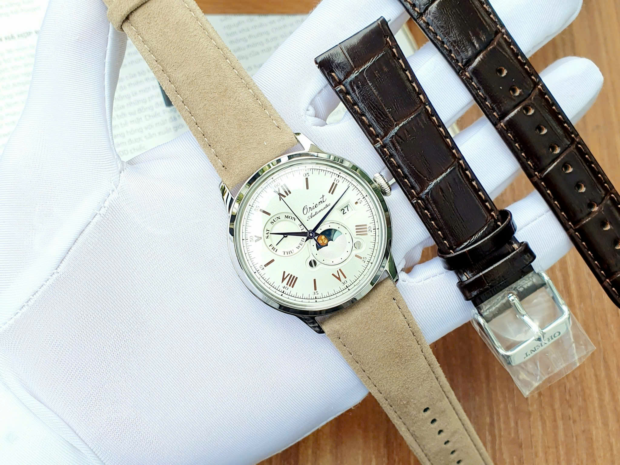Orient Sun & Moon Bambino Gen 7 RA-AK0808S30B – Siêu phẩm kỷ niệm 75 năm, đỉnh cao nghệ thuật chế tác thời gian