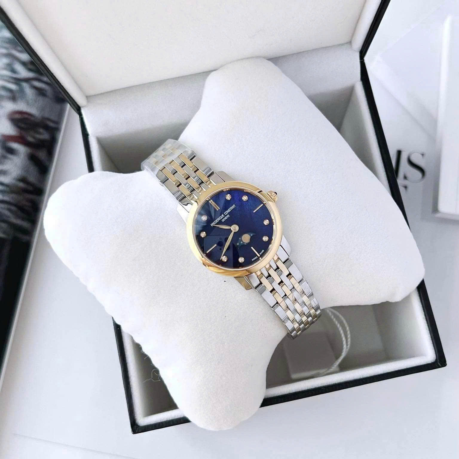 Đồng hồ Frederique Constant Classic Slimline Ladies Moonphase – Sang Trọng, Nữ Tính Và Đẳng Cấp