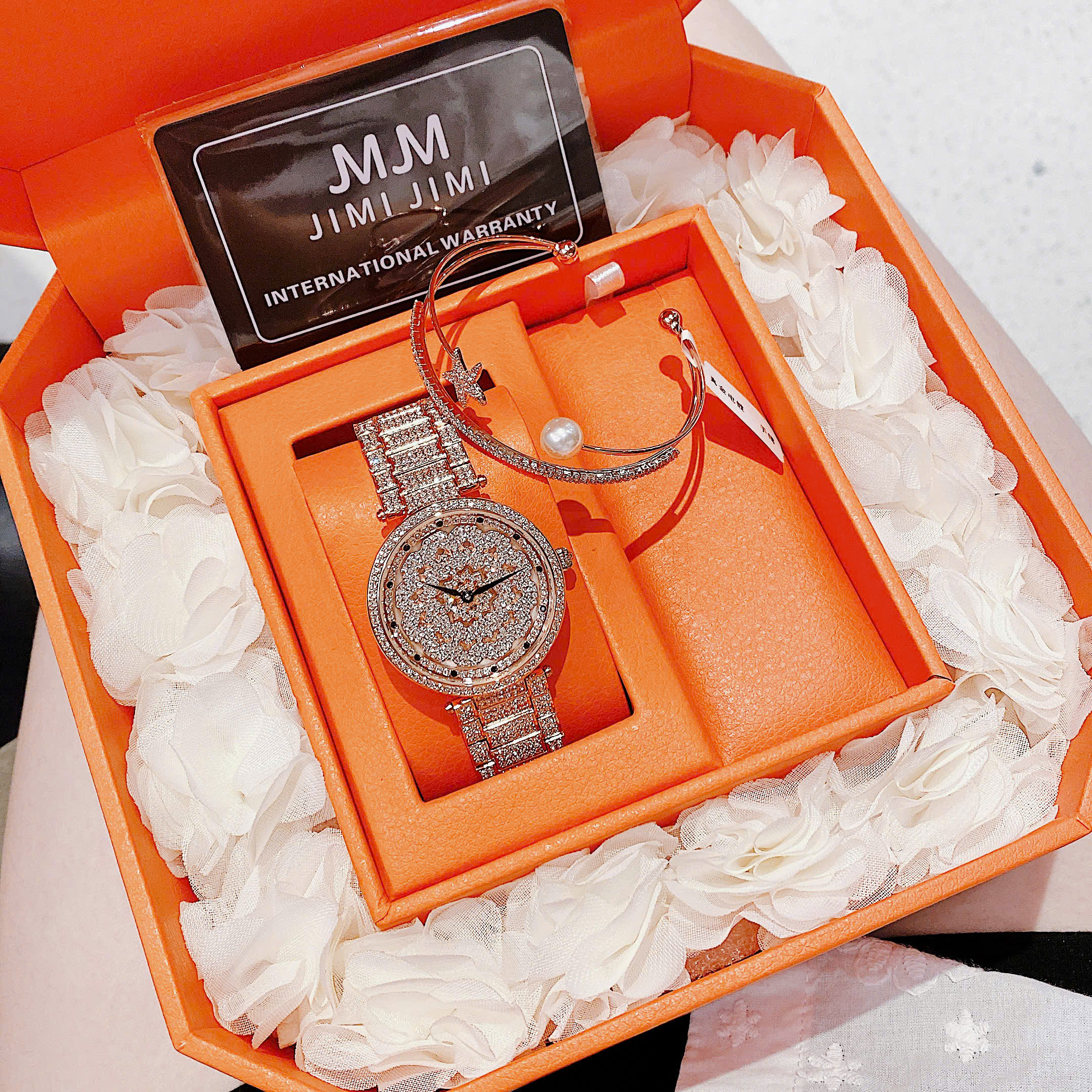Đồng Hồ Nữ JIMI JIMI 86003 – Thiết Kế Hoa Hồng Xoay Độc Đáo, Nổi Bật Mọi Ánh Nhìn
