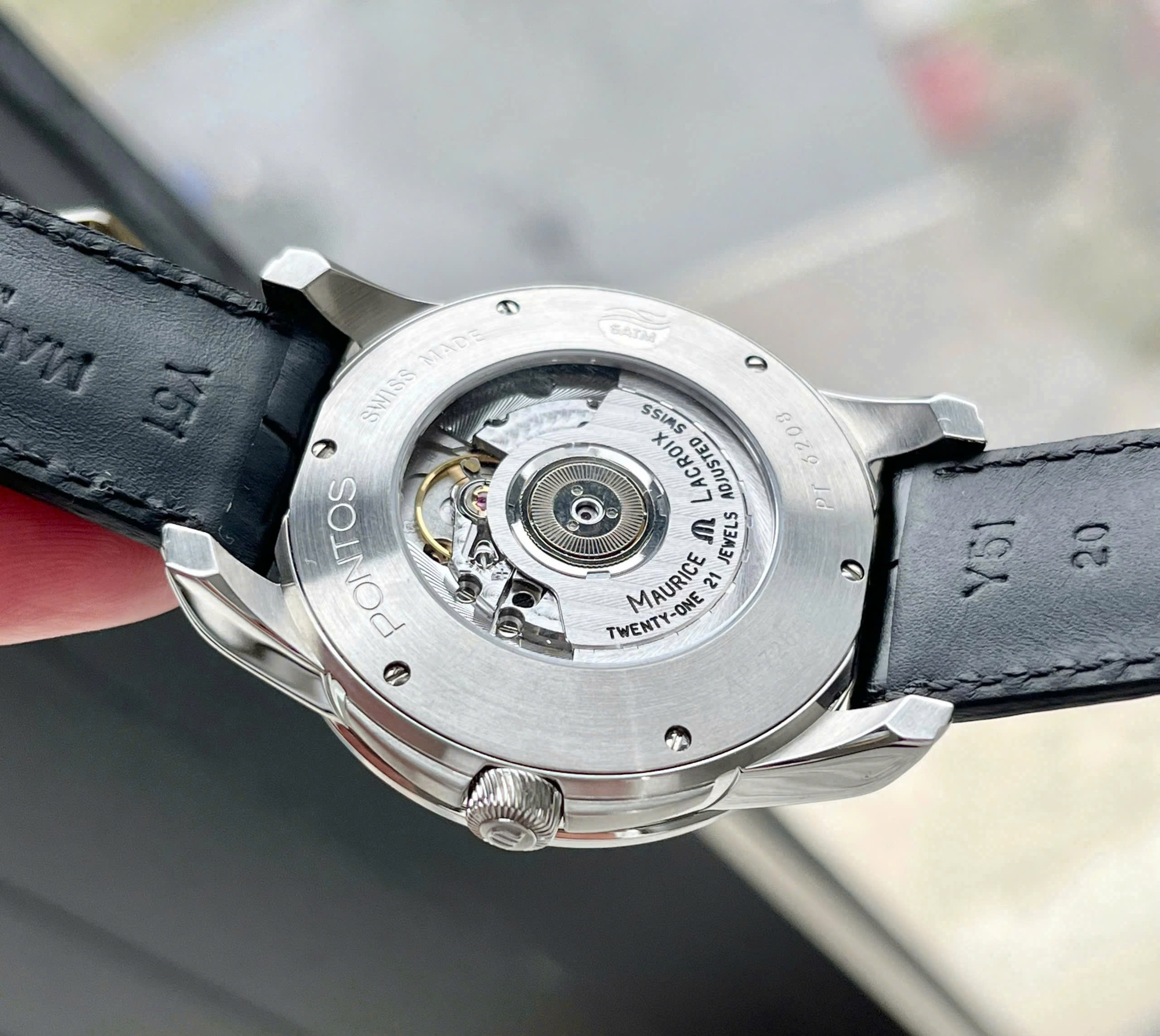 Đồng Hồ Maurice Lacroix Pontos Grand Guichet GMT PT6208-SS001-130-1 – Tác Phẩm Đỉnh Cao Của Sự Tinh Tế Và Hiện Đại