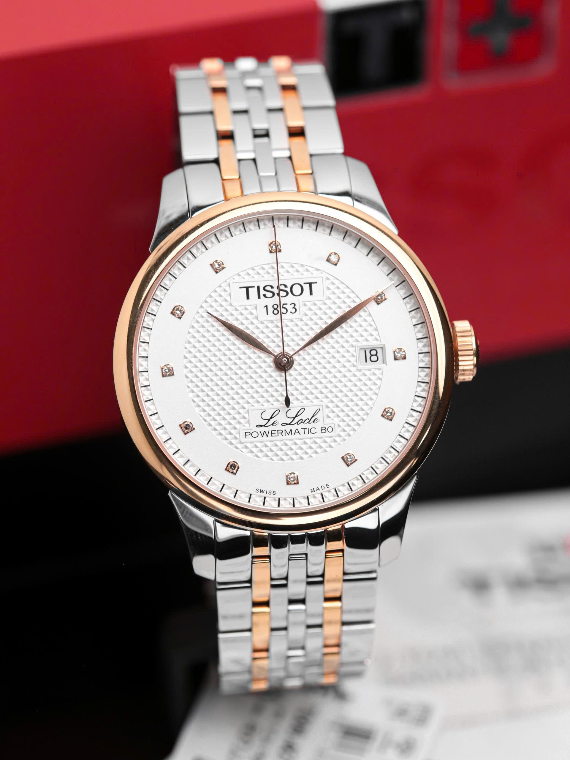 Đồng hồ Tissot Le Locle Powermatic 80 T006.407.22.036.01 – Đỉnh cao lịch lãm Thụy Sĩ, nay nâng cấp với kim cương thiên nhiên