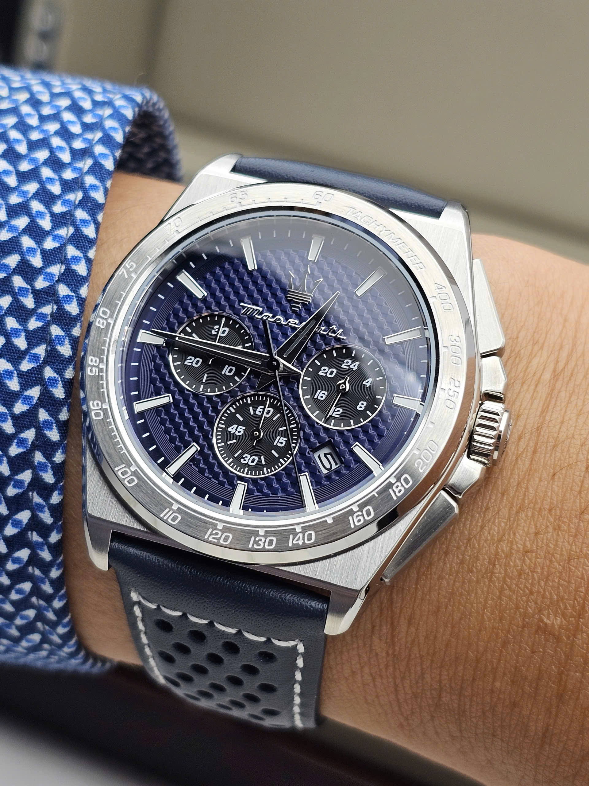 Đồng hồ Maserati Velocità Chronograph R8871652001 – Siêu phẩm 2025 cho quý ông mạnh mẽ