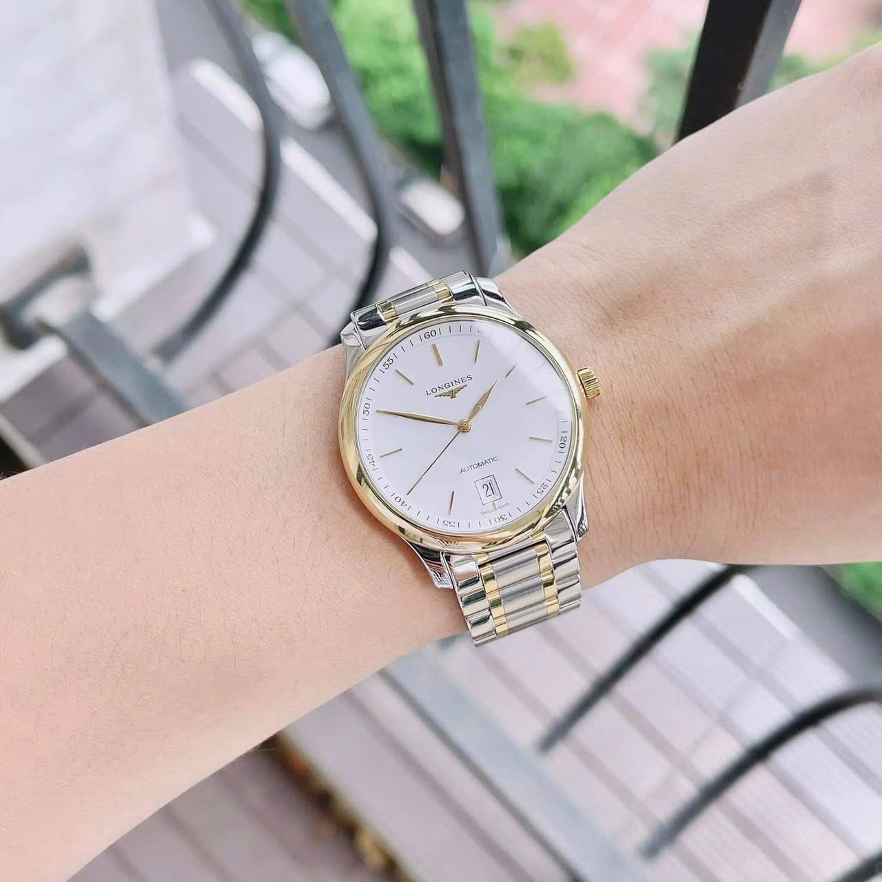 Đồng Hồ Nam Longines Master Collection L2.628.5.12.7 Màu Trắng Vàng