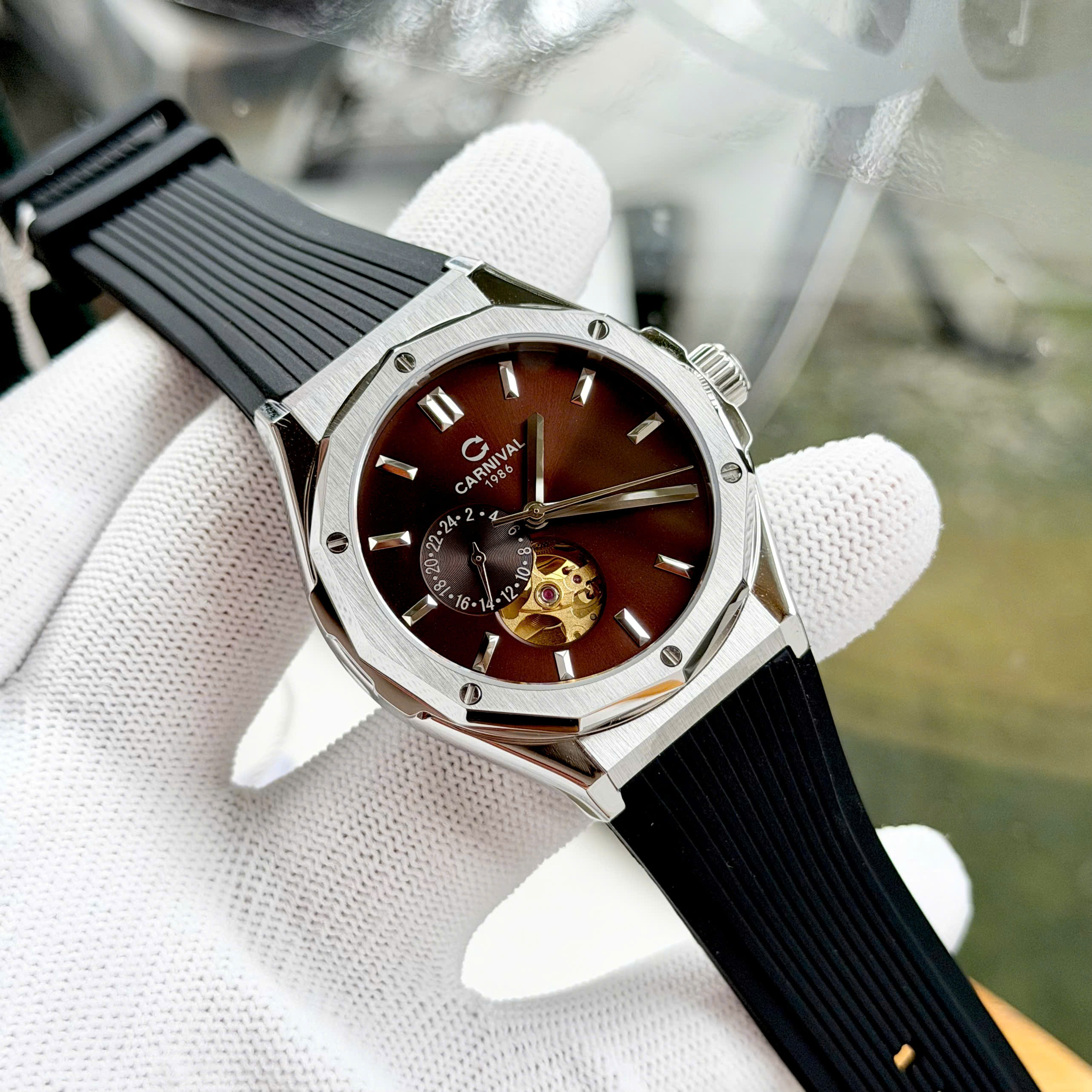 Đồng hồ Carnival 8189G Mới Nhất – Thiết Kế Sang Trọng, Đẳng Cấp Như Hublot Orlinski - Đủ màu