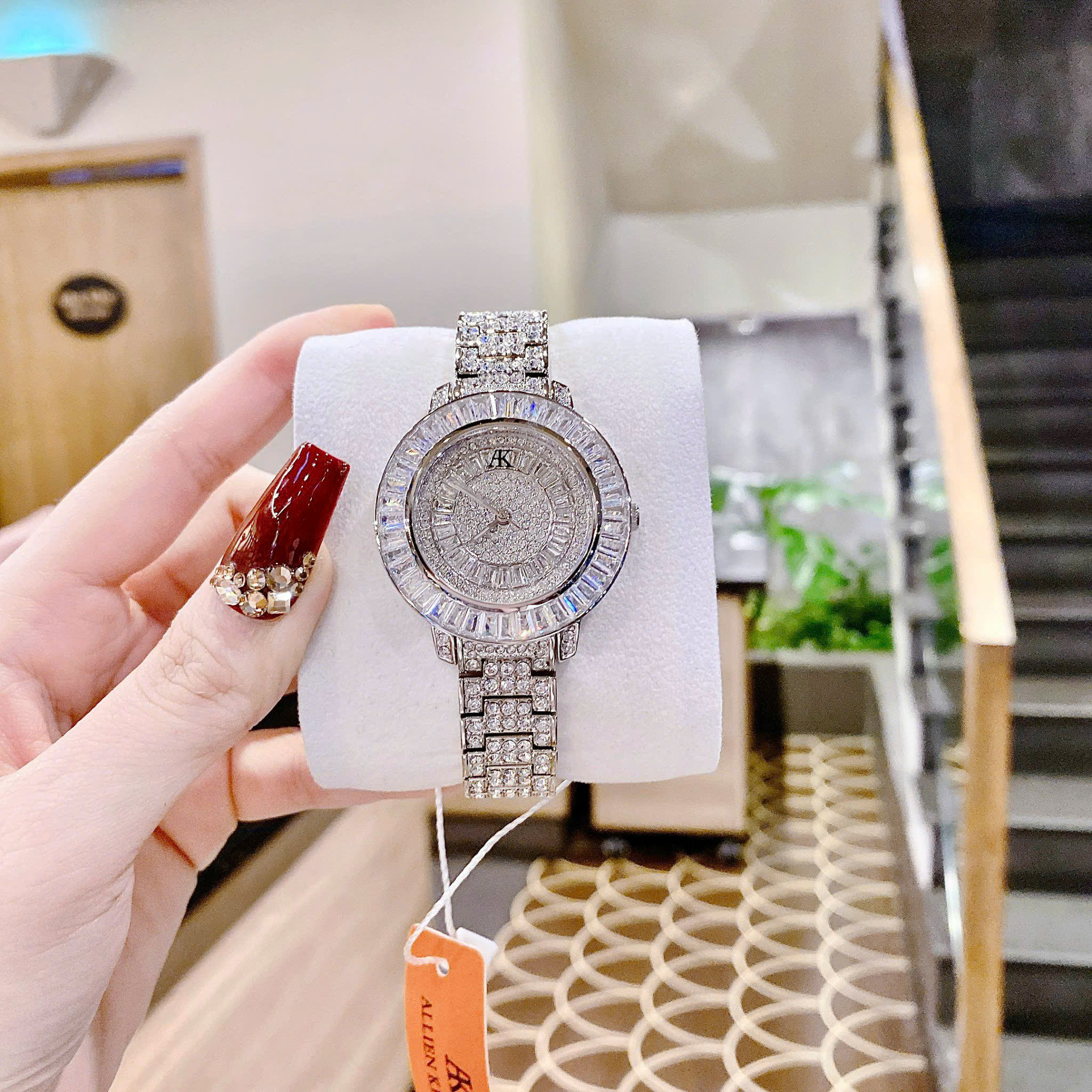 ĐỒNG HỒ NỮ ALLIEN KEVIN AK6487 – FULL ĐÁ SWAROVSKI ĐẲNG CẤP CHANH SẢ, ĐẸP KHÔNG GÓC CHẾT
