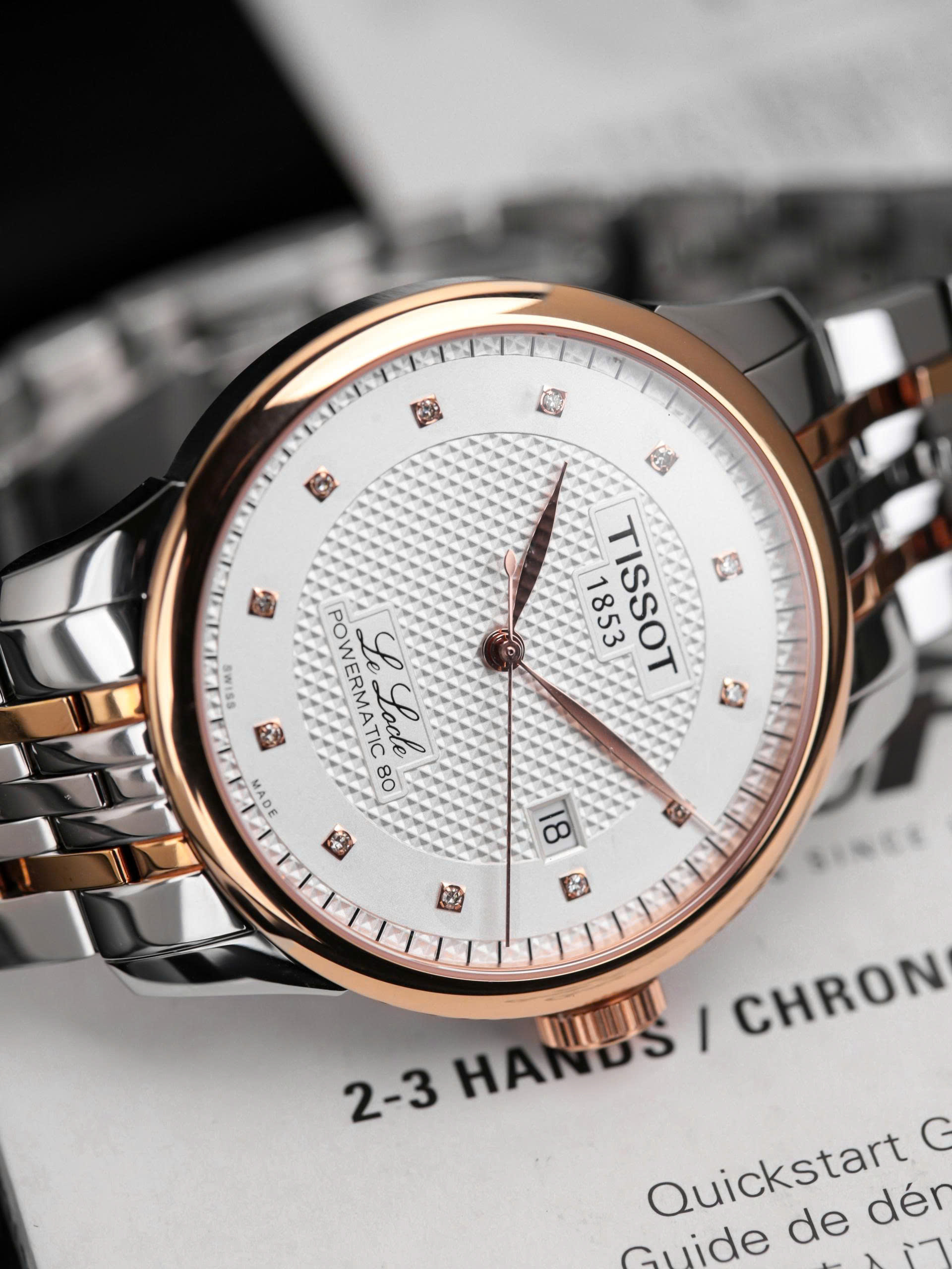 Đồng hồ Tissot Le Locle Powermatic 80 T006.407.22.036.01 – Đỉnh cao lịch lãm Thụy Sĩ, nay nâng cấp với kim cương thiên nhiên
