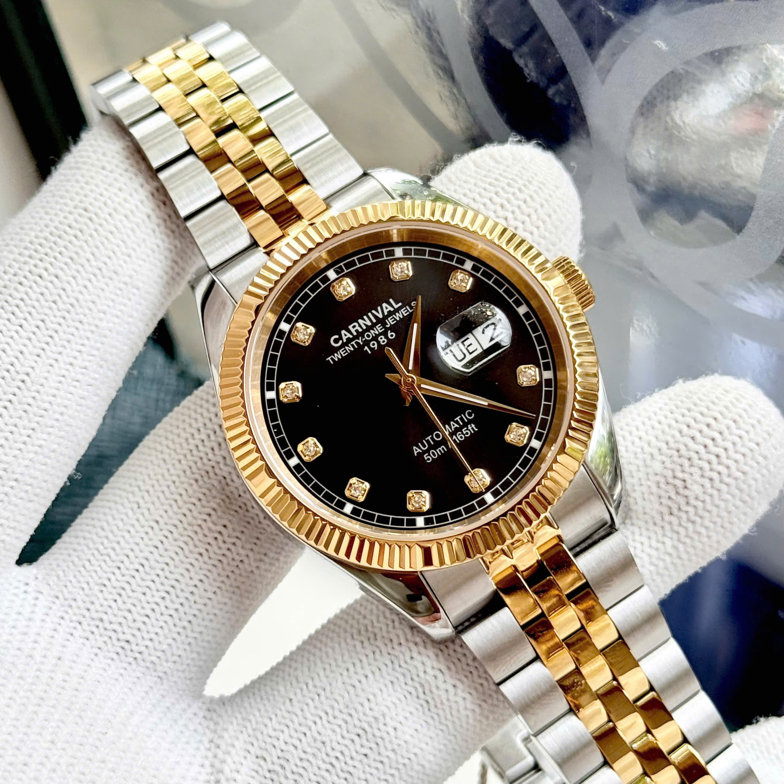 Đồng hồ đôi COUPLE tiểu rolex mới nhất dòng Carnival 8131G