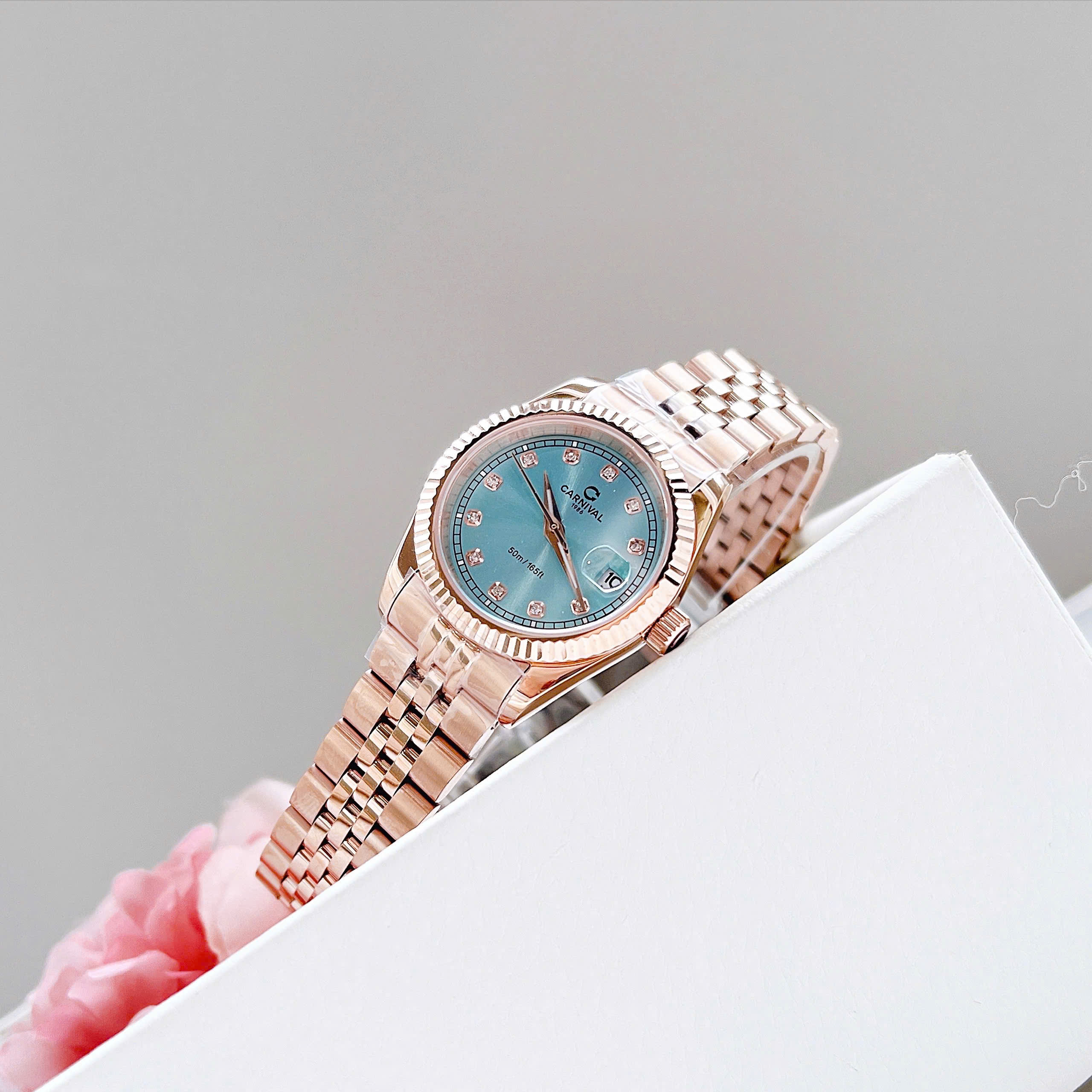 Đồng Hồ Nữ Carnival 8131L-VH-XT – Vẻ Đẹp Lấy Cảm Hứng Từ Rolex, Đẳng Cấp Trong Từng Chi Tiết