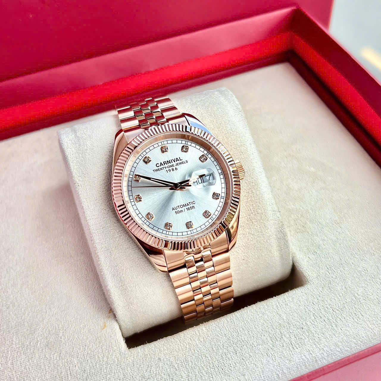 Đồng Hồ Carnival 8131G Full Gold Rolex – Tuyệt Tác Sang Trọng và Đẳng Cấp