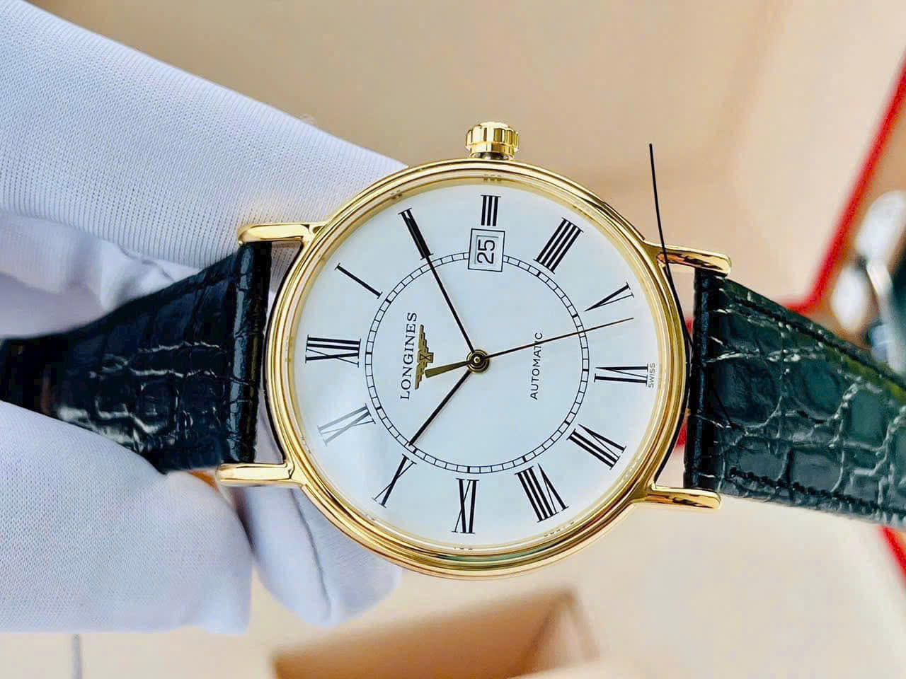 Đồng hồ Longines Presence L4.921.2.11.2 – Vẻ Đẹp Kinh Điển Cho Quý Ông Thanh Lịch