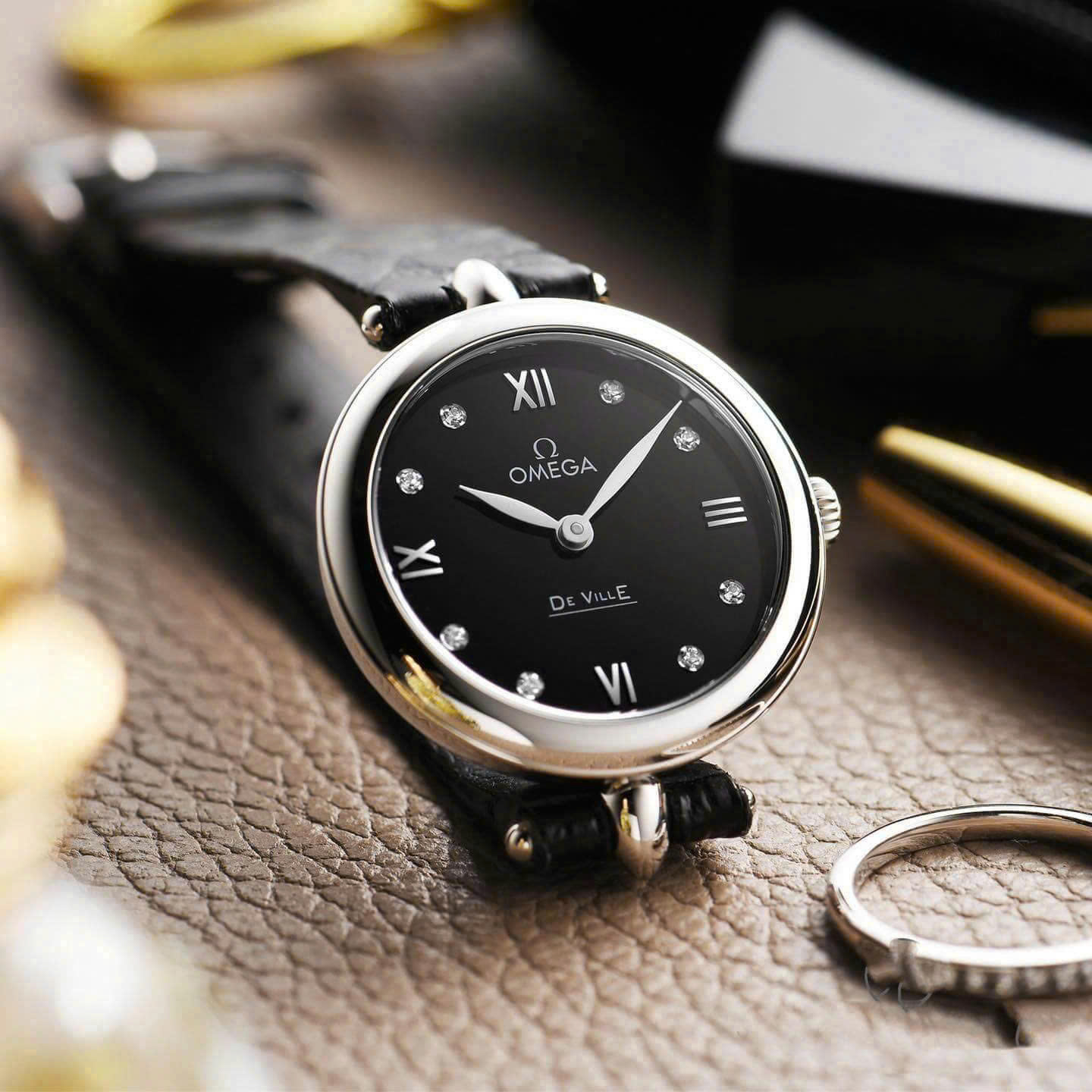 Đồng hồ Omega De Ville Prestige Dewdrop Diamond 28mm – Vẻ đẹp vĩnh cửu từ tinh hoa Thụy Sĩ