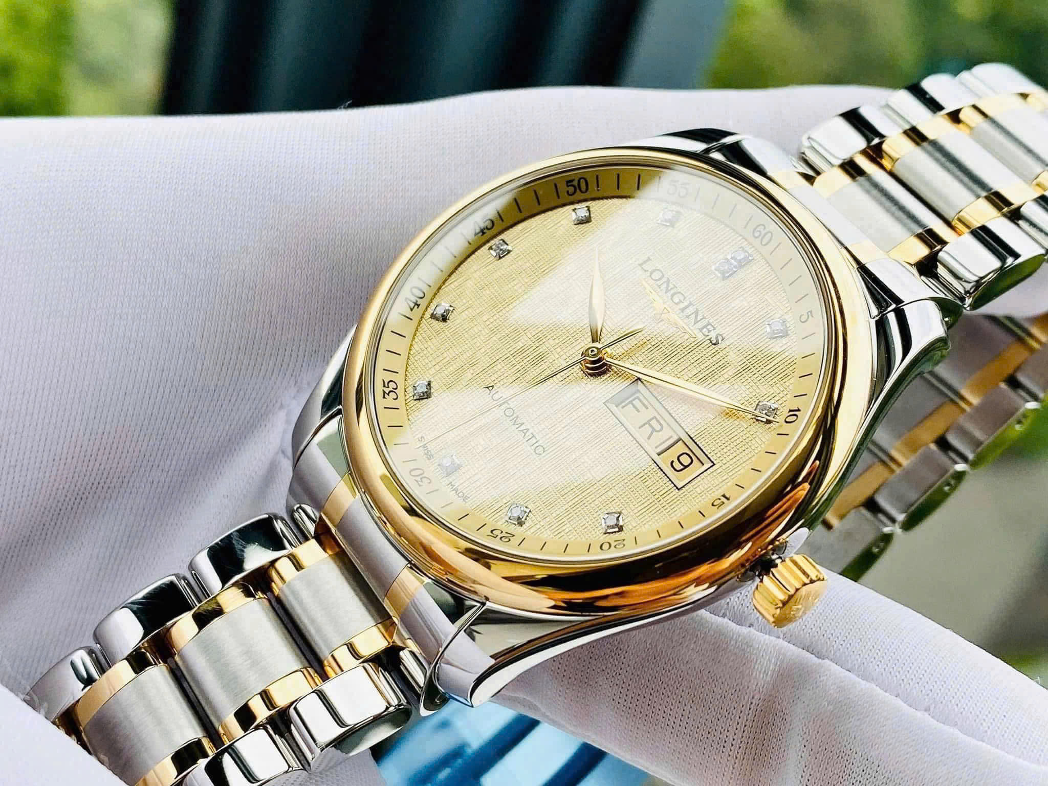Đồng hồ Longines Master Collection Diamond L2.755.5.38.7 – Tinh Hoa Demi Vàng 18K & Kim Cương