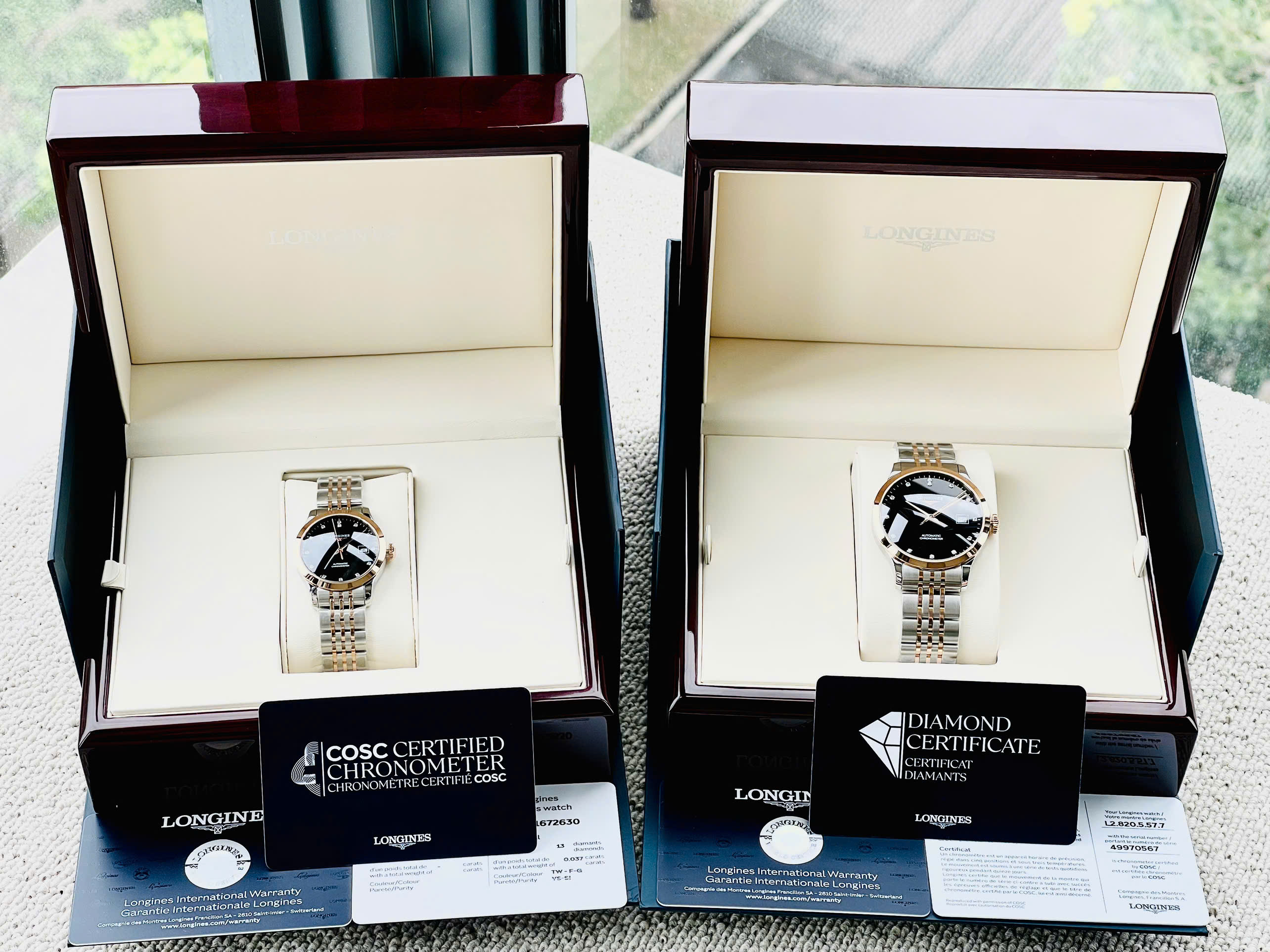 Đồng Hồ cặp đôi Longines Record Demi 18k Diamond – Cặp Đôi Hoàn Hảo Cho Phong Cách Đẳng Cấp