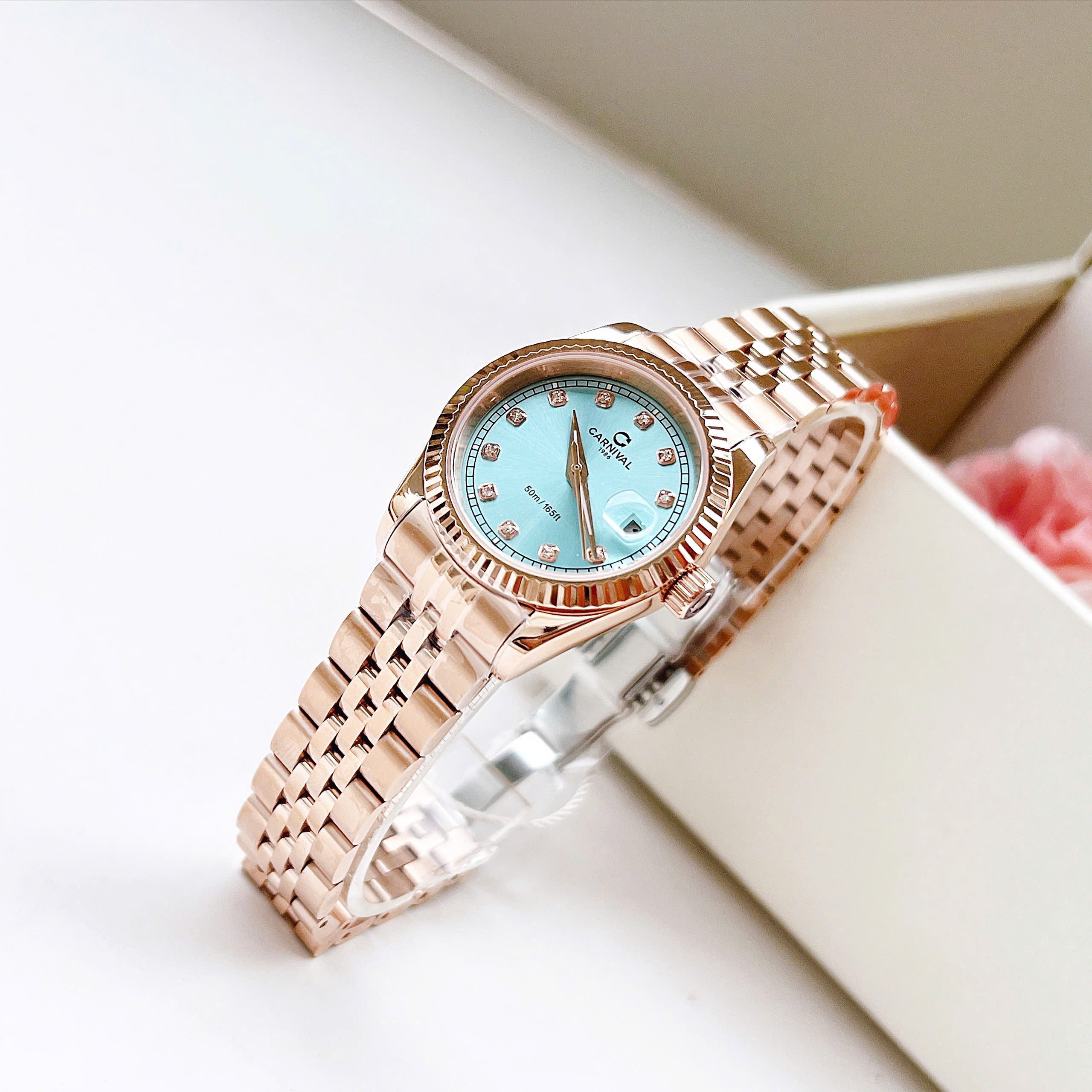 Đồng Hồ Nữ Carnival 8131L-VH-XT – Vẻ Đẹp Lấy Cảm Hứng Từ Rolex, Đẳng Cấp Trong Từng Chi Tiết