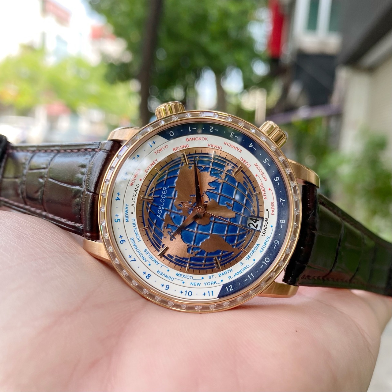 Đồng Hồ Agelocer World Time 5201F2