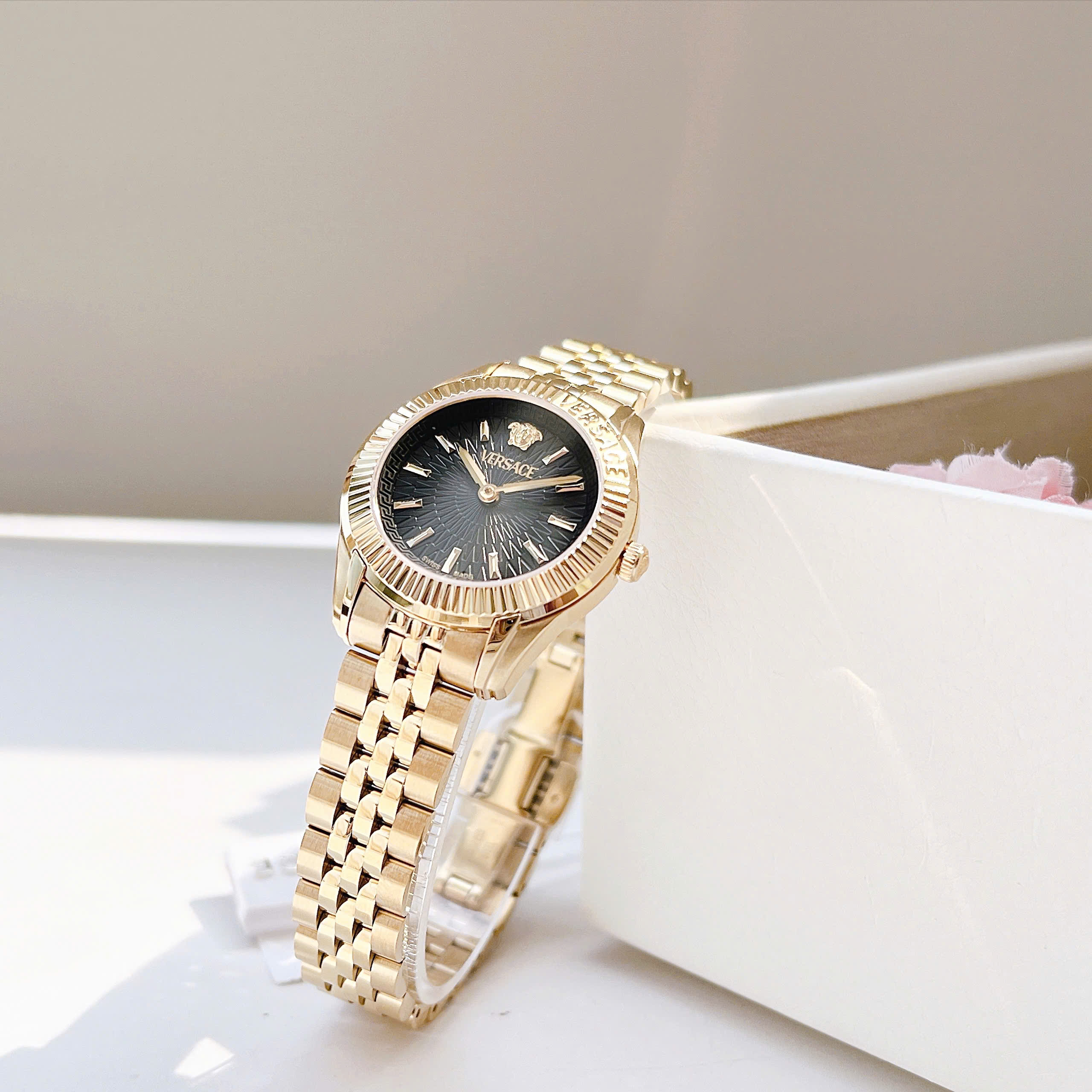 Đồng Hồ Versace Greca Time 2025 – Phiên Bản Size Bé Sang Trọng Và Đẳng Cấp