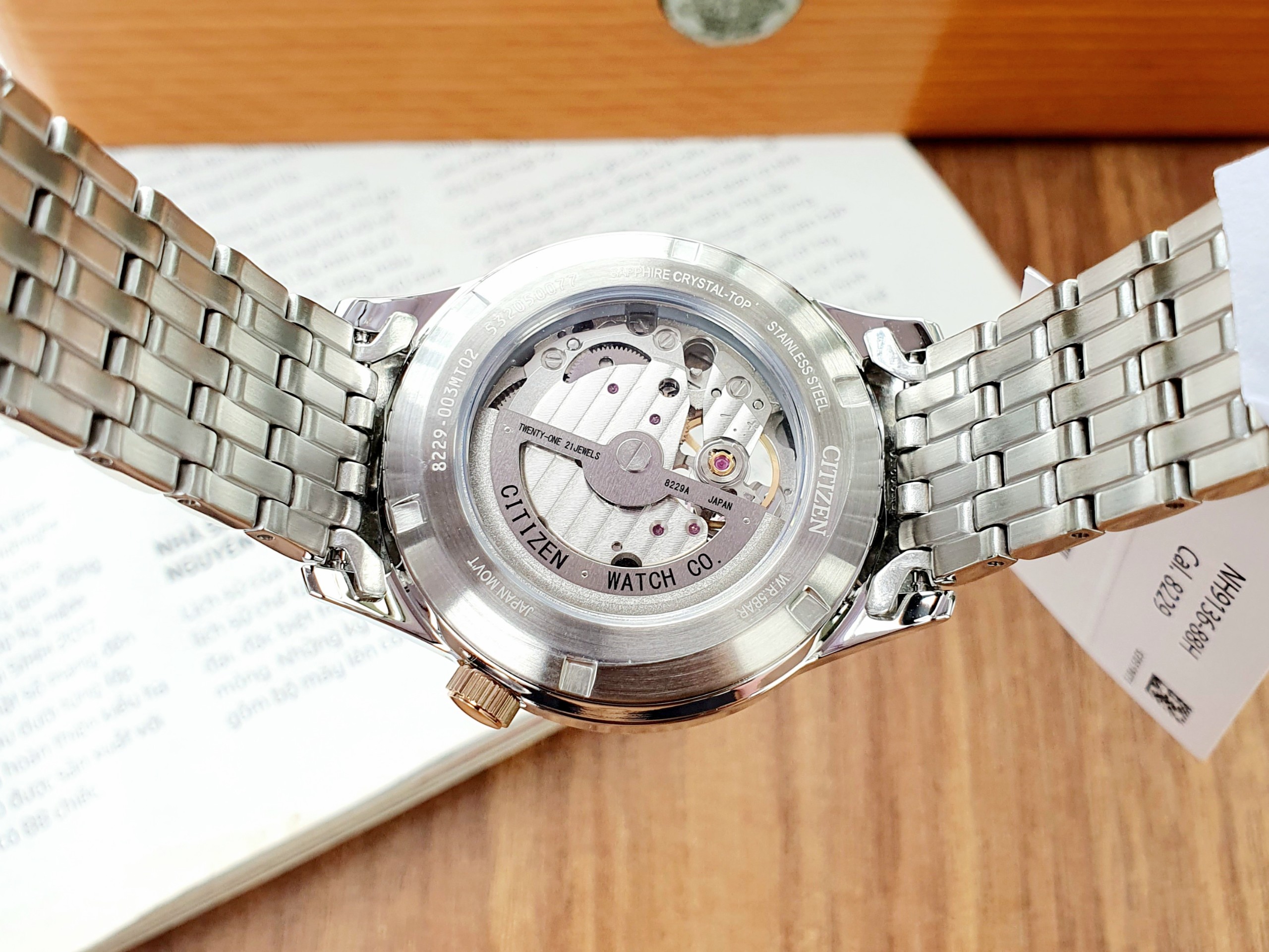 Đồng Hồ CITIZEN Automatic Open Heart NH9136-88H – Phiên Bản Lộ Tim Mới Nhất 2025