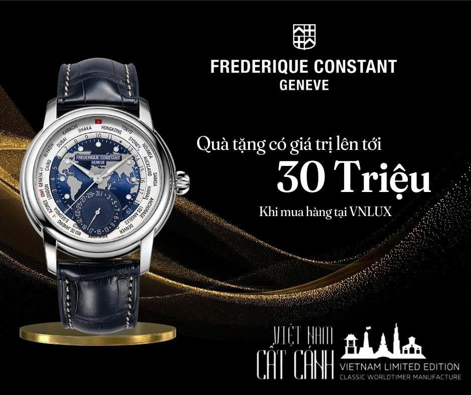 Đồng Hồ Nam Frederique Constant Vietnam Limited Edition FC-718WNWM4H6 – Phiên Bản Giới Hạn Độc Quyền Cho Người Việt