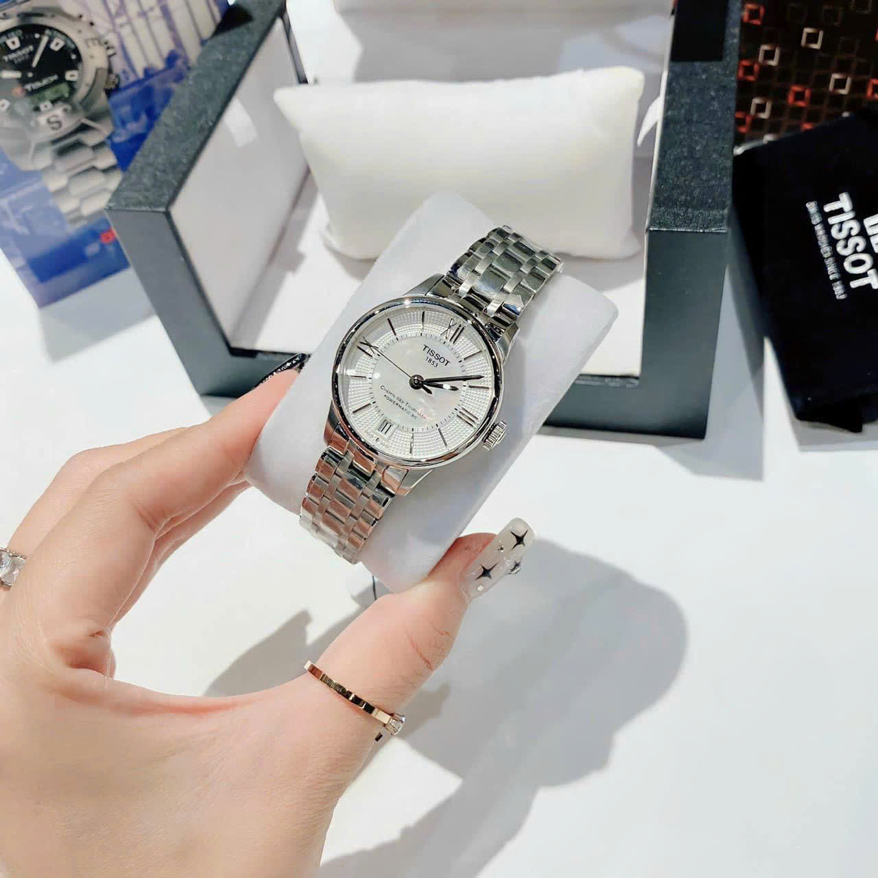 ĐỒNG HỒ Tissot Chemin Powermatic 80 T099.207.11.118.00 – Nét đẹp cổ điển châu Âu dành cho quý cô thanh lịch