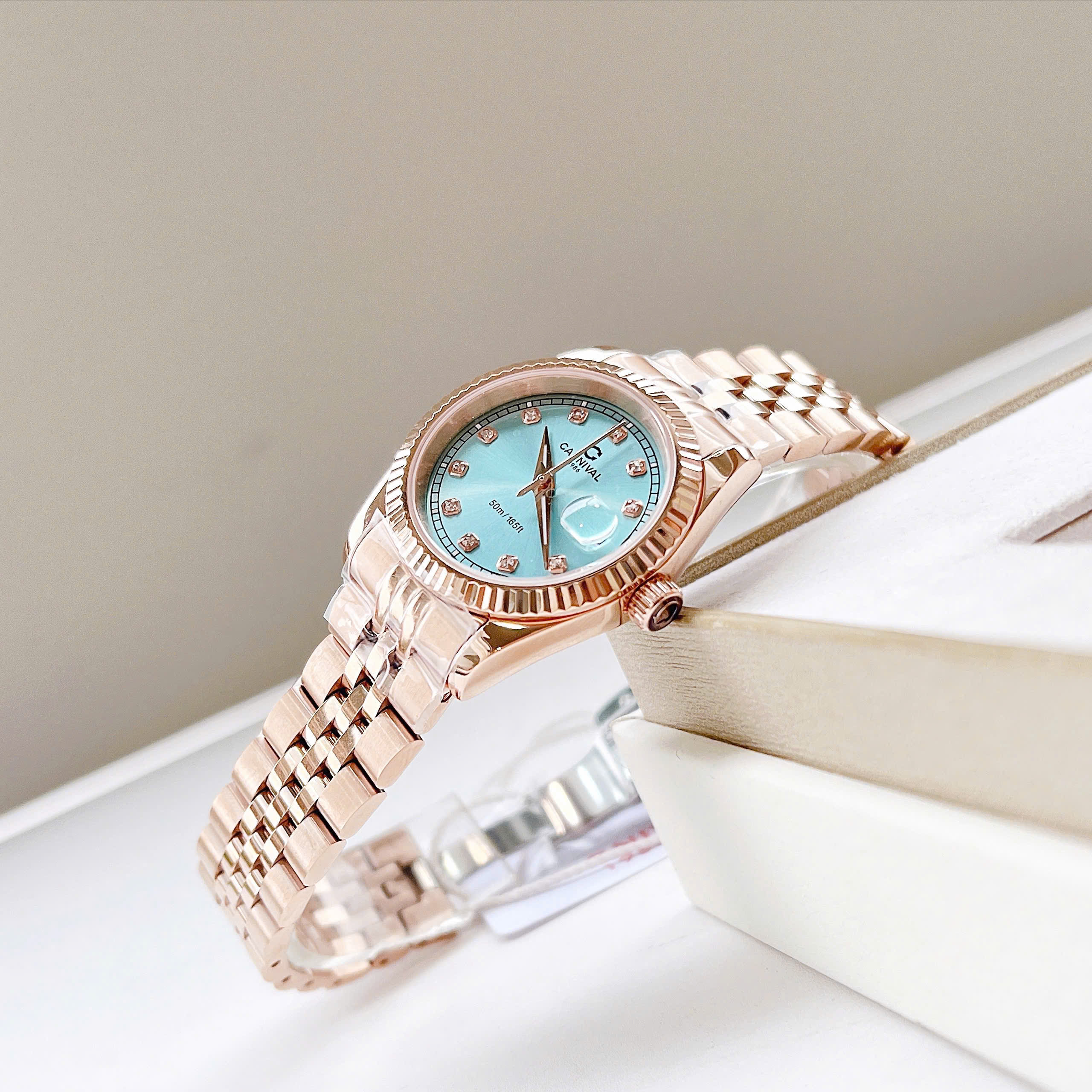 Đồng Hồ Nữ Carnival 8131L-VH-XT – Vẻ Đẹp Lấy Cảm Hứng Từ Rolex, Đẳng Cấp Trong Từng Chi Tiết