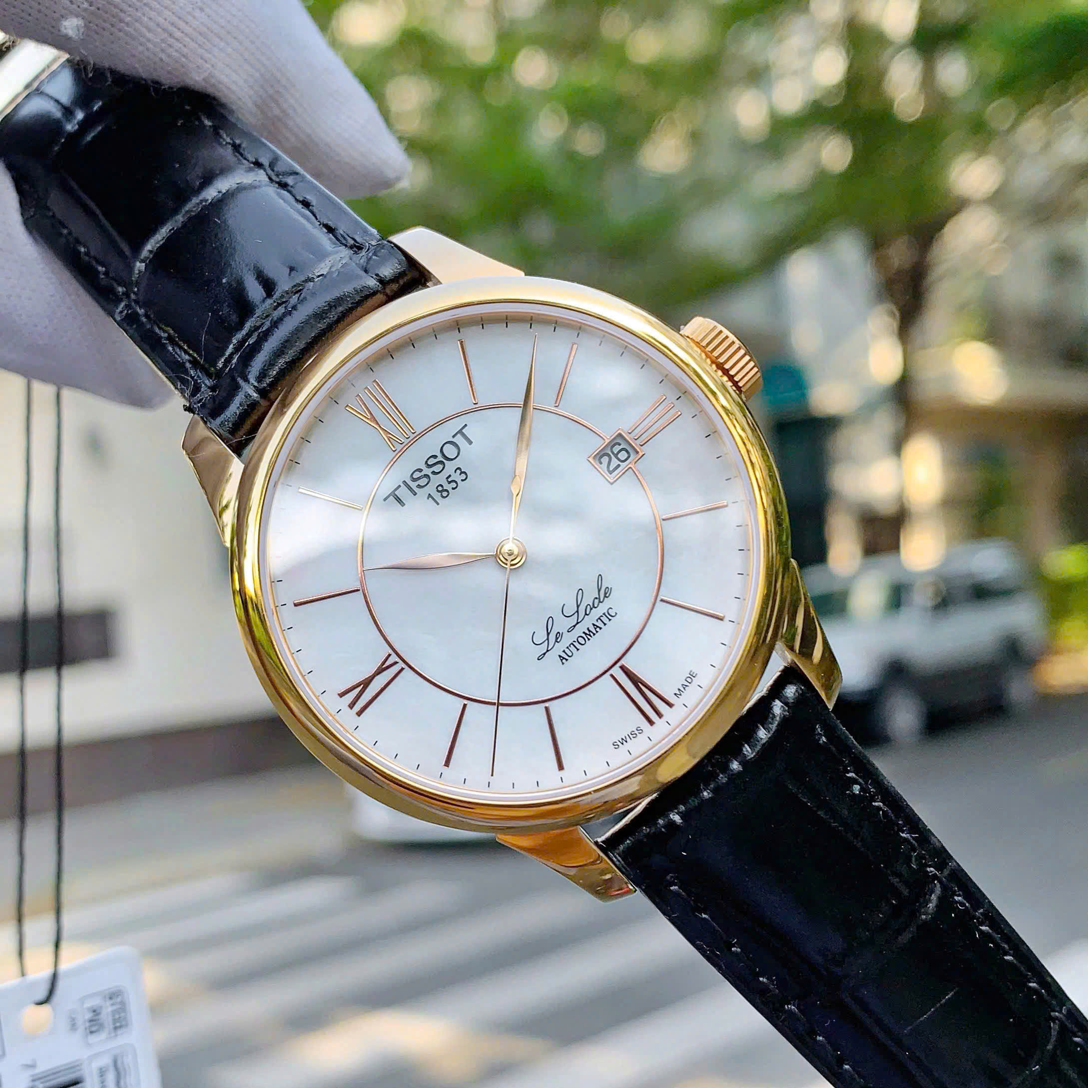 Đồng hồ Tissot Le Locle Mother of Pearl T41.6.453.83 – Vẻ Đẹp Tinh Tế Từ Thụy Sĩ