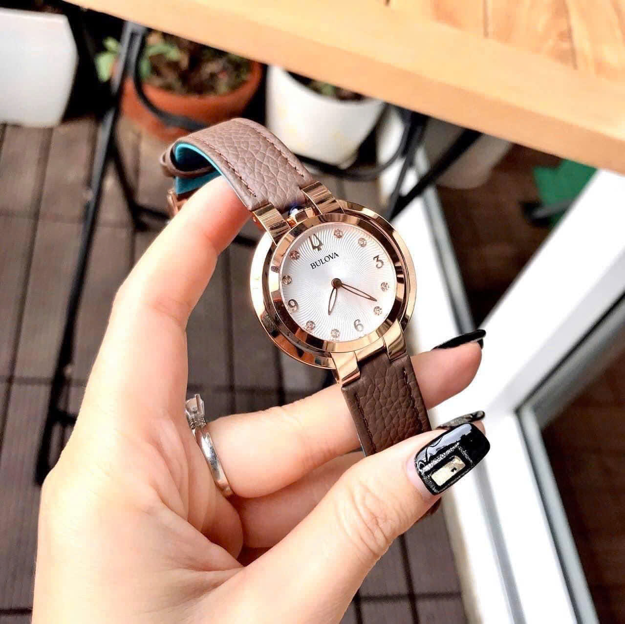 Đồng Hồ Bulova 97P131 Phiên Bản Đặc Biệt Lady Ganga – Tuyệt Tác Thời Gian Sang Trọng
