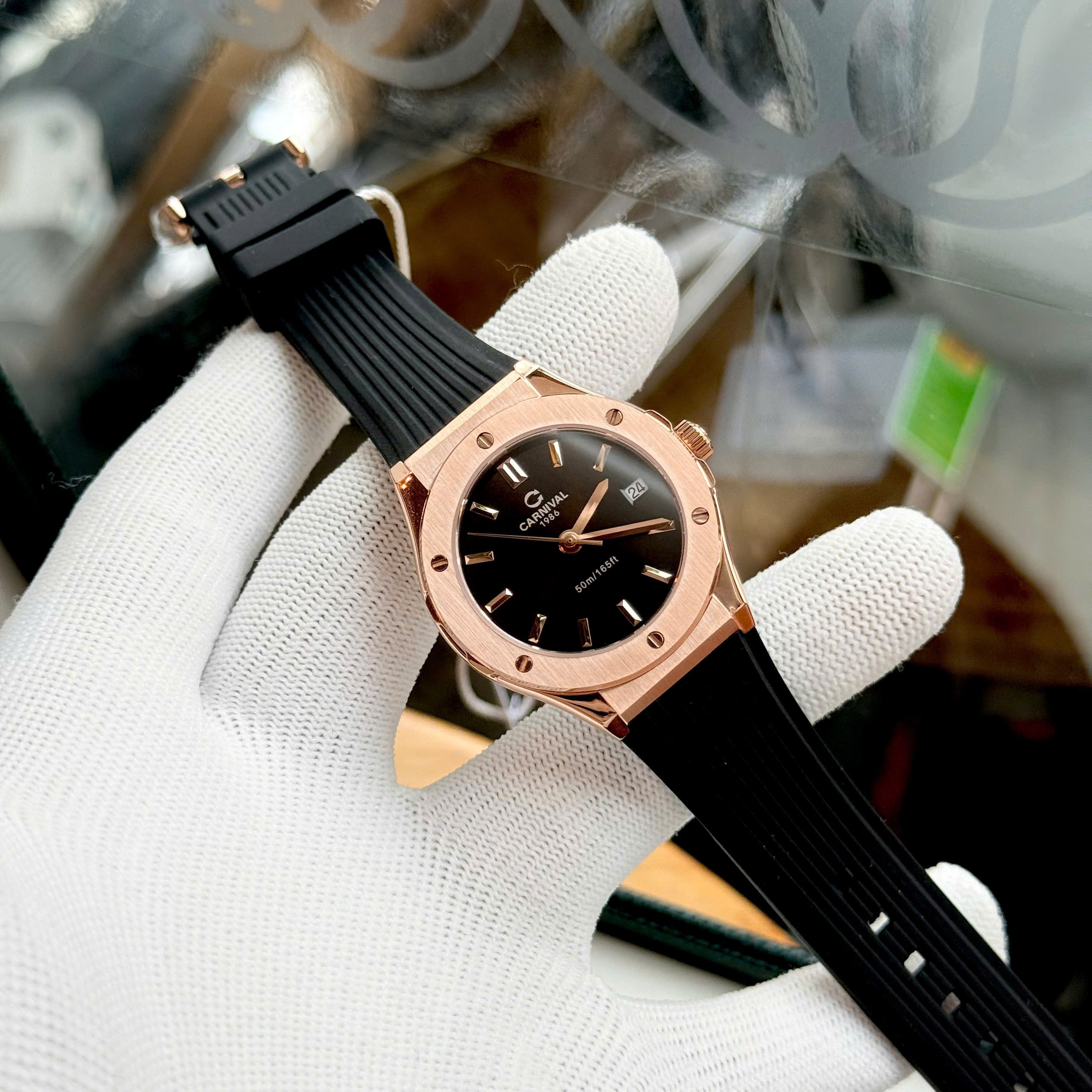 Đồng Hồ Carnival 8168L Nữ Size 32mm – Thiết Kế Hiện Đại, Tôn Lên Vẻ Đẹp Cổ Tay Phái Đẹp