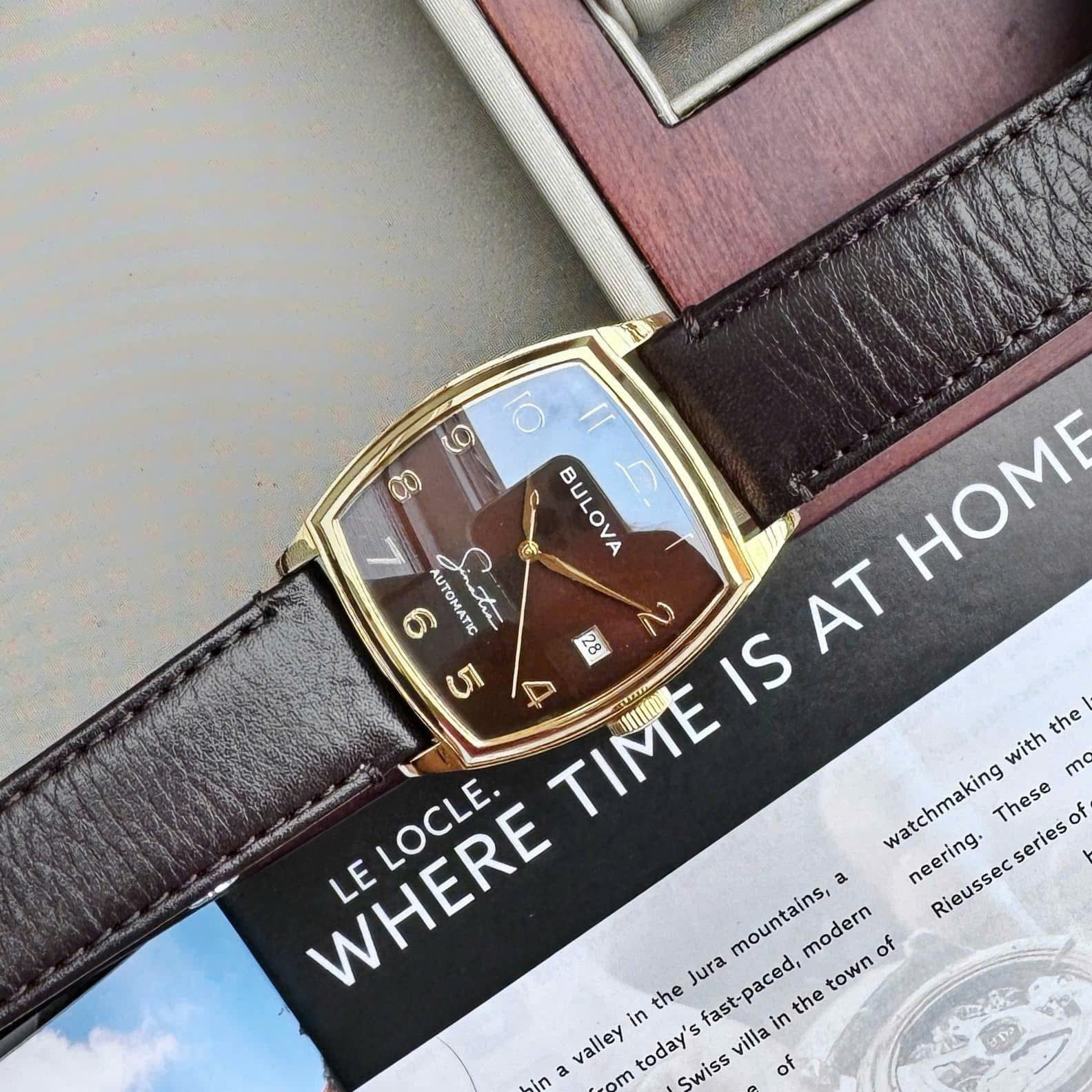 Đồng Hồ Nam Bulova 97B198 - Bulova Young at Heart Automatic 97B198 – Vẻ Đẹp Cổ Điển, Tinh Thần Trẻ Trung Bất Diệt
