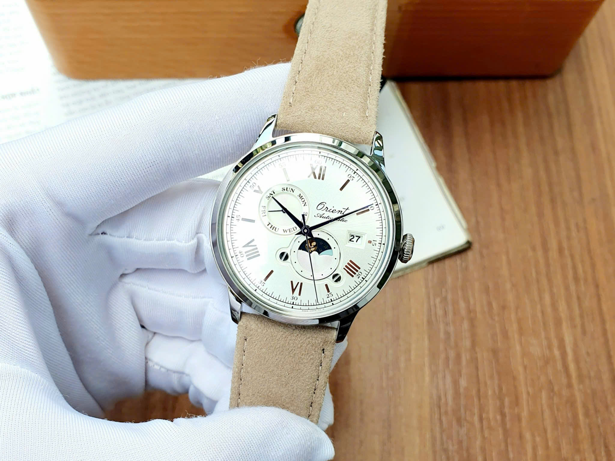 Orient Sun & Moon Bambino Gen 7 RA-AK0808S30B – Siêu phẩm kỷ niệm 75 năm, đỉnh cao nghệ thuật chế tác thời gian