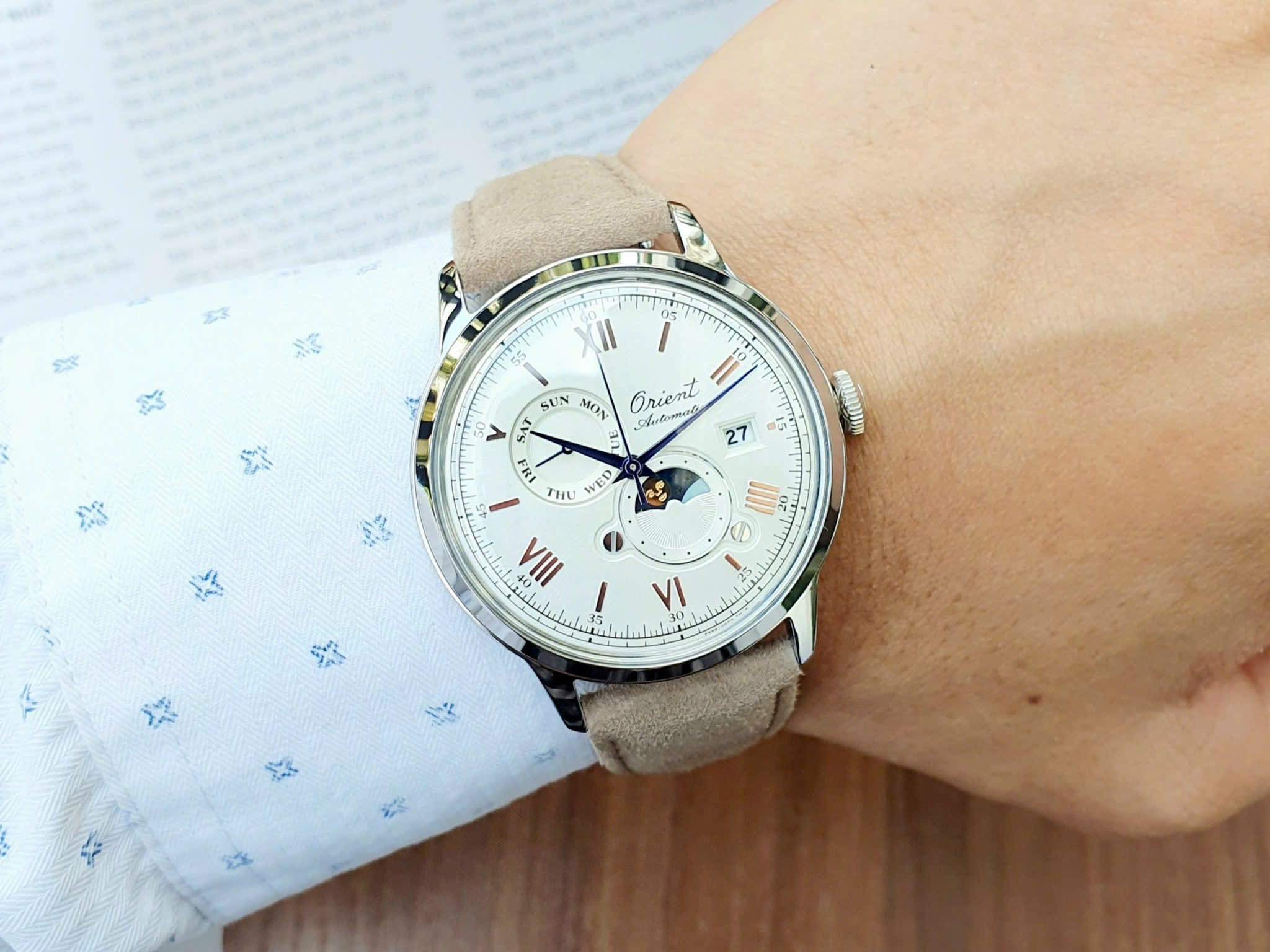 Orient Sun & Moon Bambino Gen 7 RA-AK0808S30B – Siêu phẩm kỷ niệm 75 năm, đỉnh cao nghệ thuật chế tác thời gian
