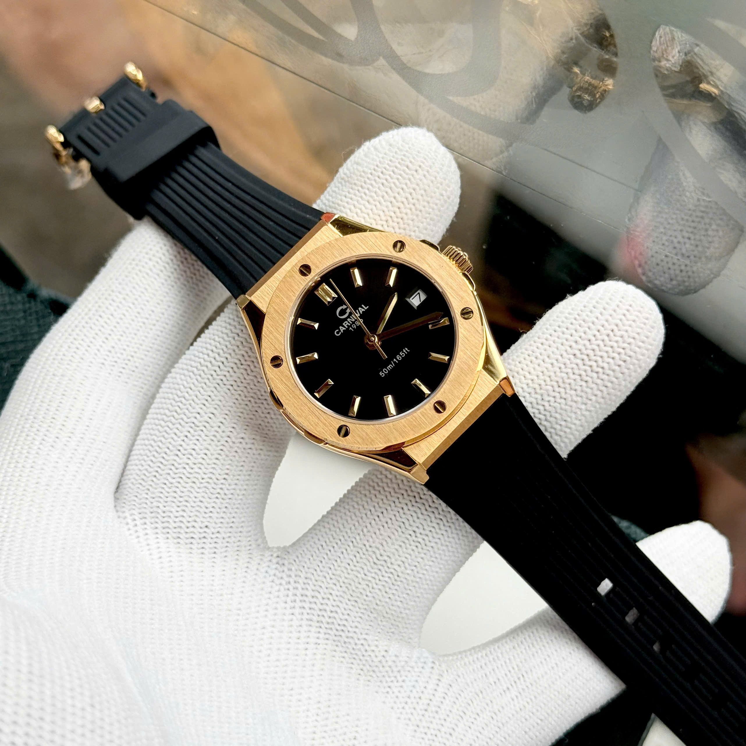 Đồng Hồ Carnival 8168L Nữ Size 32mm – Thiết Kế Hiện Đại, Tôn Lên Vẻ Đẹp Cổ Tay Phái Đẹp