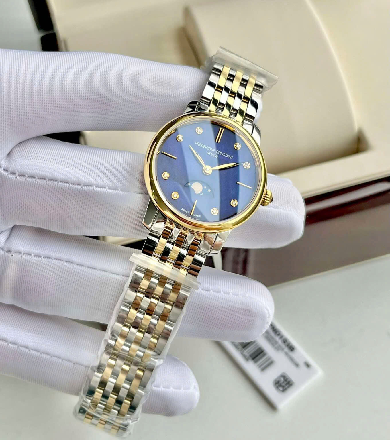 Đồng hồ Frederique Constant Classic Slimline Ladies Moonphase – Sang Trọng, Nữ Tính Và Đẳng Cấp