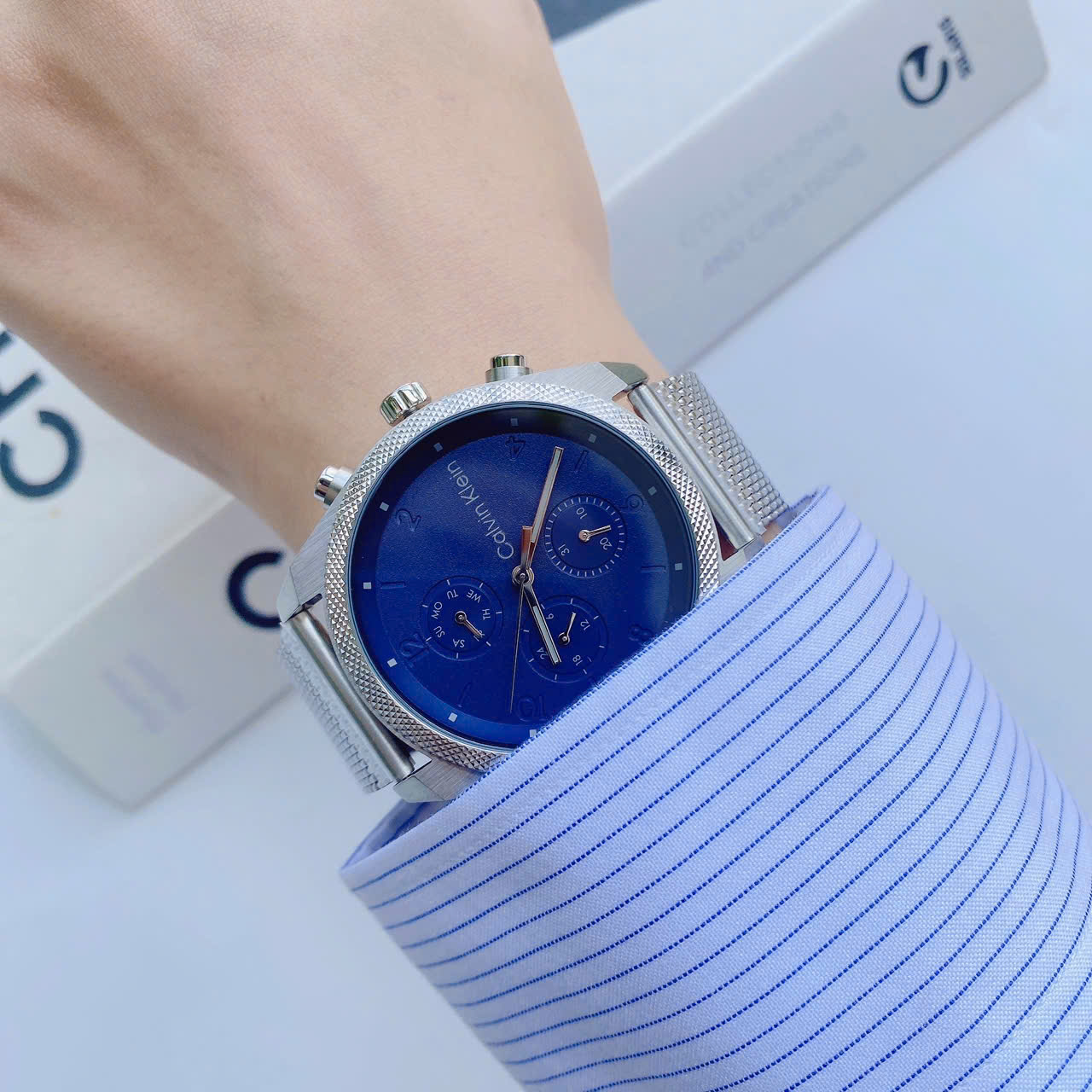 Đồng Hồ Nam Calvin Klein Dây Mesh Nhuyễn – Thanh Lịch, Nam Tính Và Hiện Đại