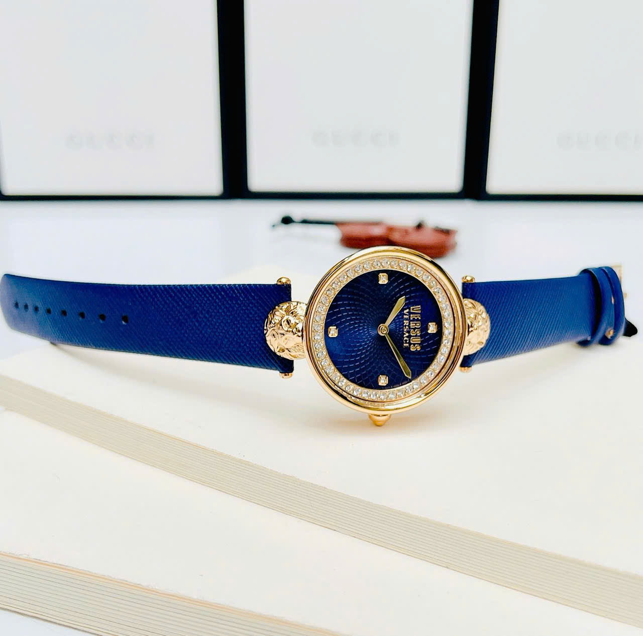 Đồng Hồ Nữ Versus Versace Victoria Harbour Women's Watch VSP333221 Màu Xanh Dương