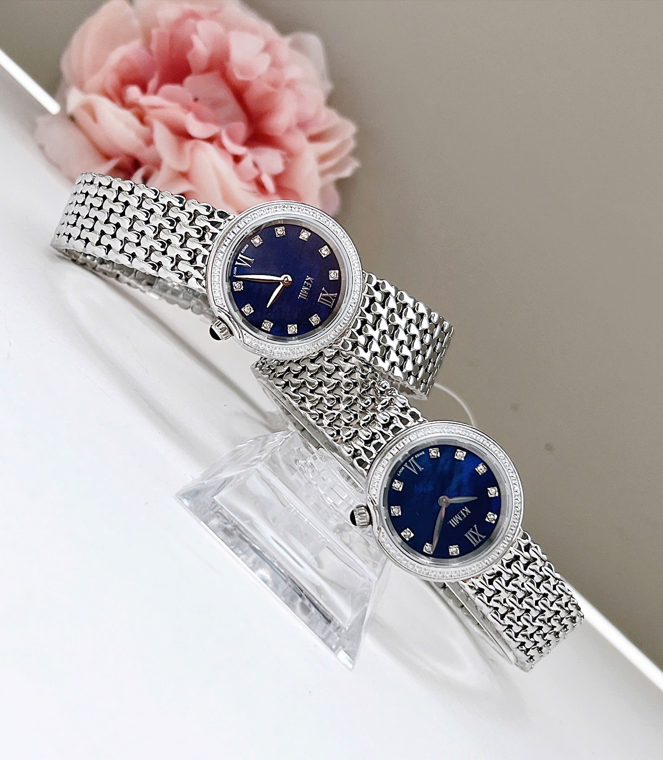 Đồng hồ KEMIL KM2501 – Phiên Bản Vảy Cá Đính Kim Cương Moissanite Sang Trọng Và Độc Đáo