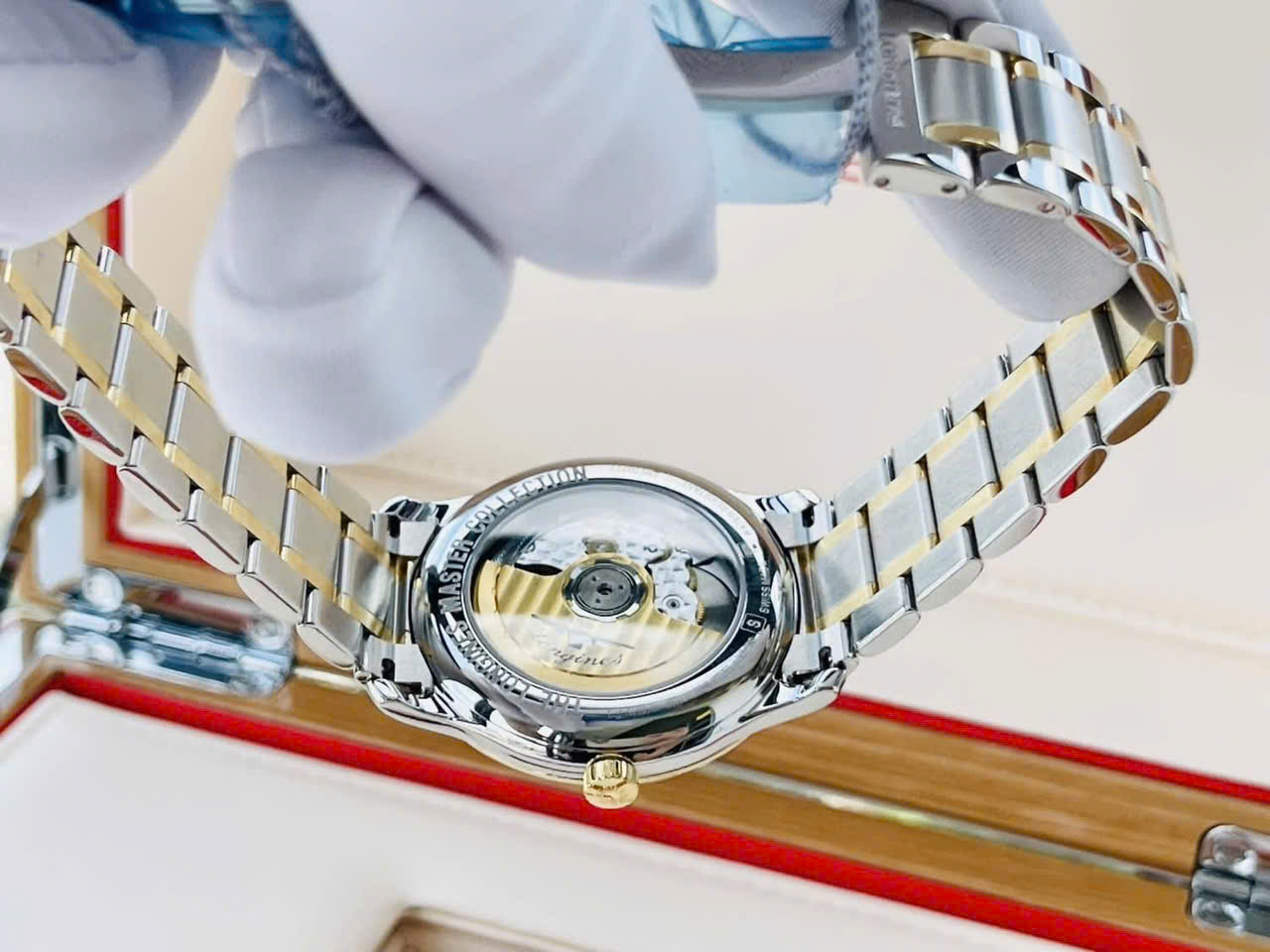 Đồng Hồ Nam Longines Master Collection L2.628.5.12.7 Màu Trắng Vàng