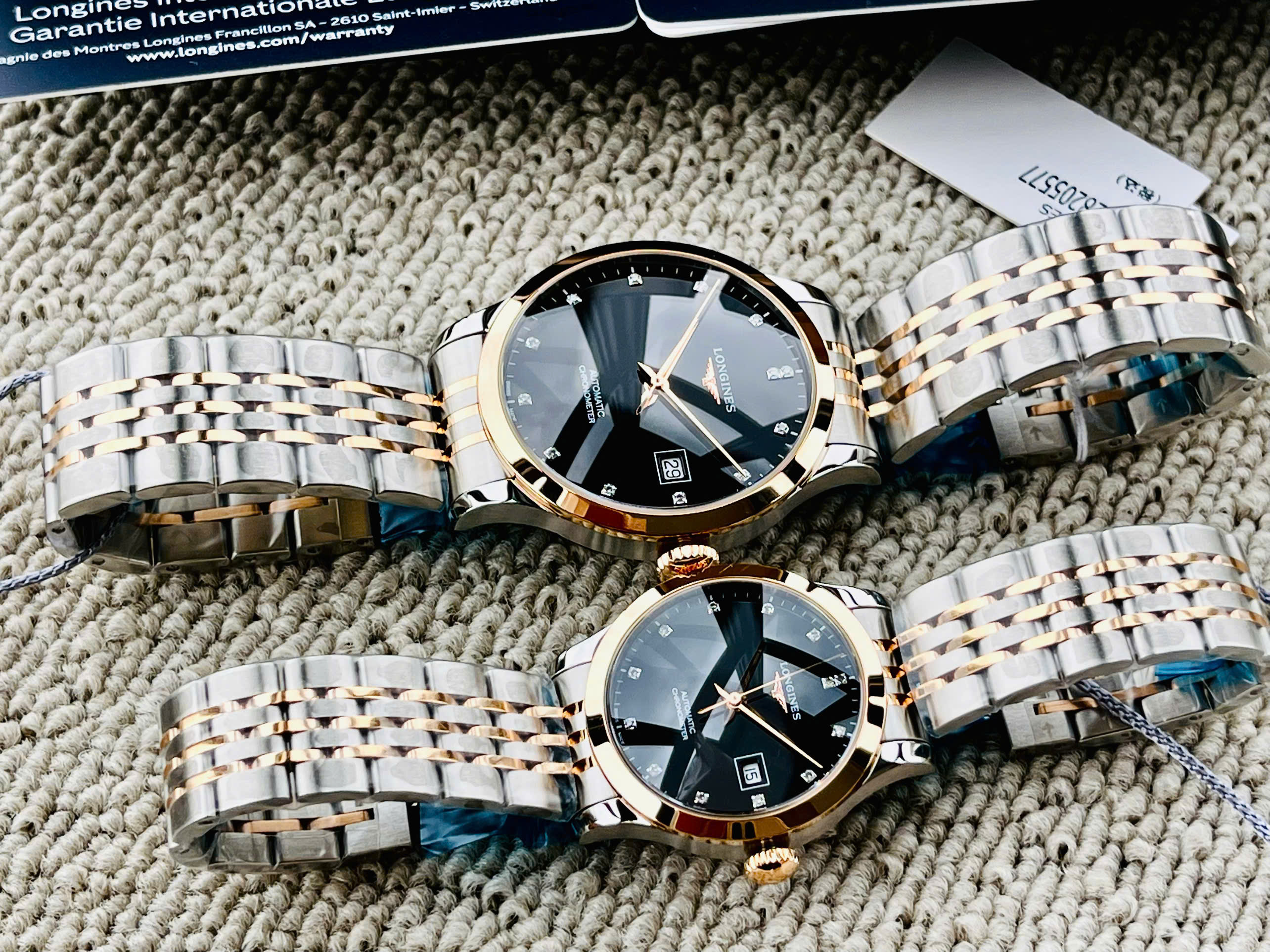 Đồng Hồ cặp đôi Longines Record Demi 18k Diamond – Cặp Đôi Hoàn Hảo Cho Phong Cách Đẳng Cấp