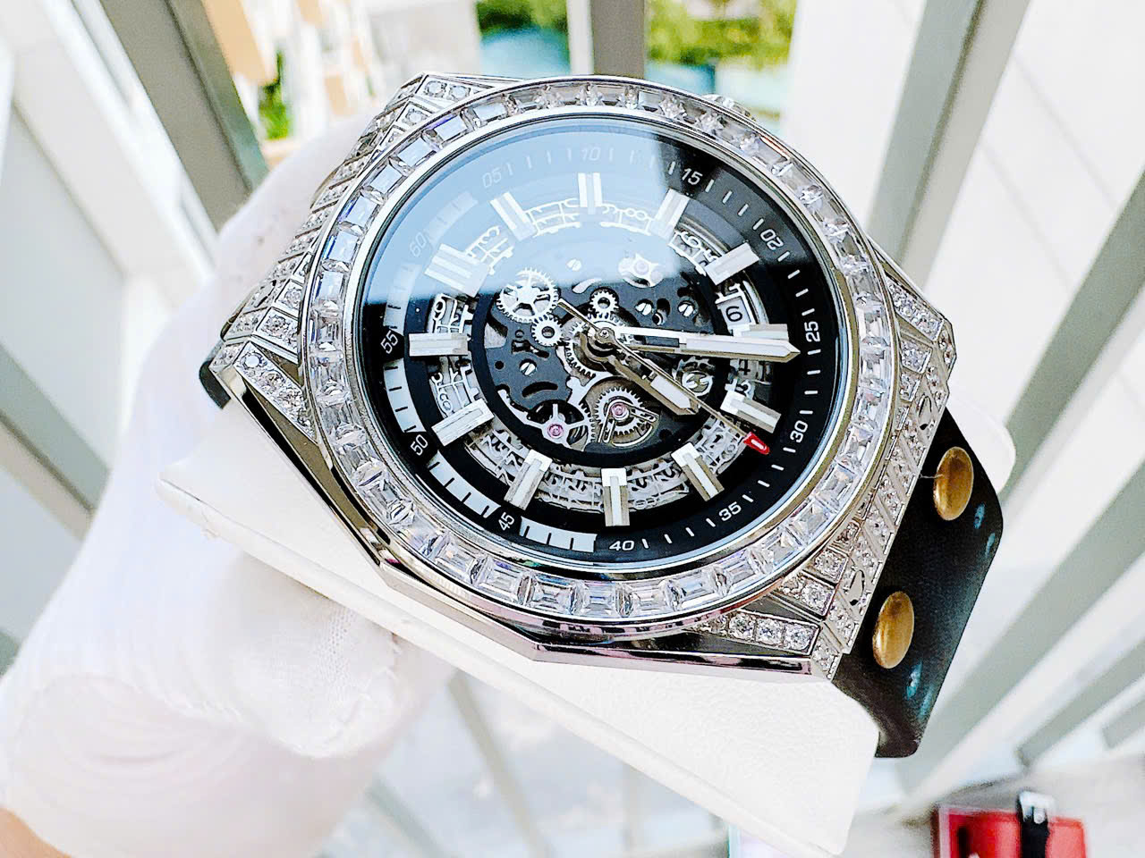 Đồng hồ Hanboro by Huboler 42mm – Thiết kế phong cách Richard Mille, lên tay cực Men cho phái mạnh