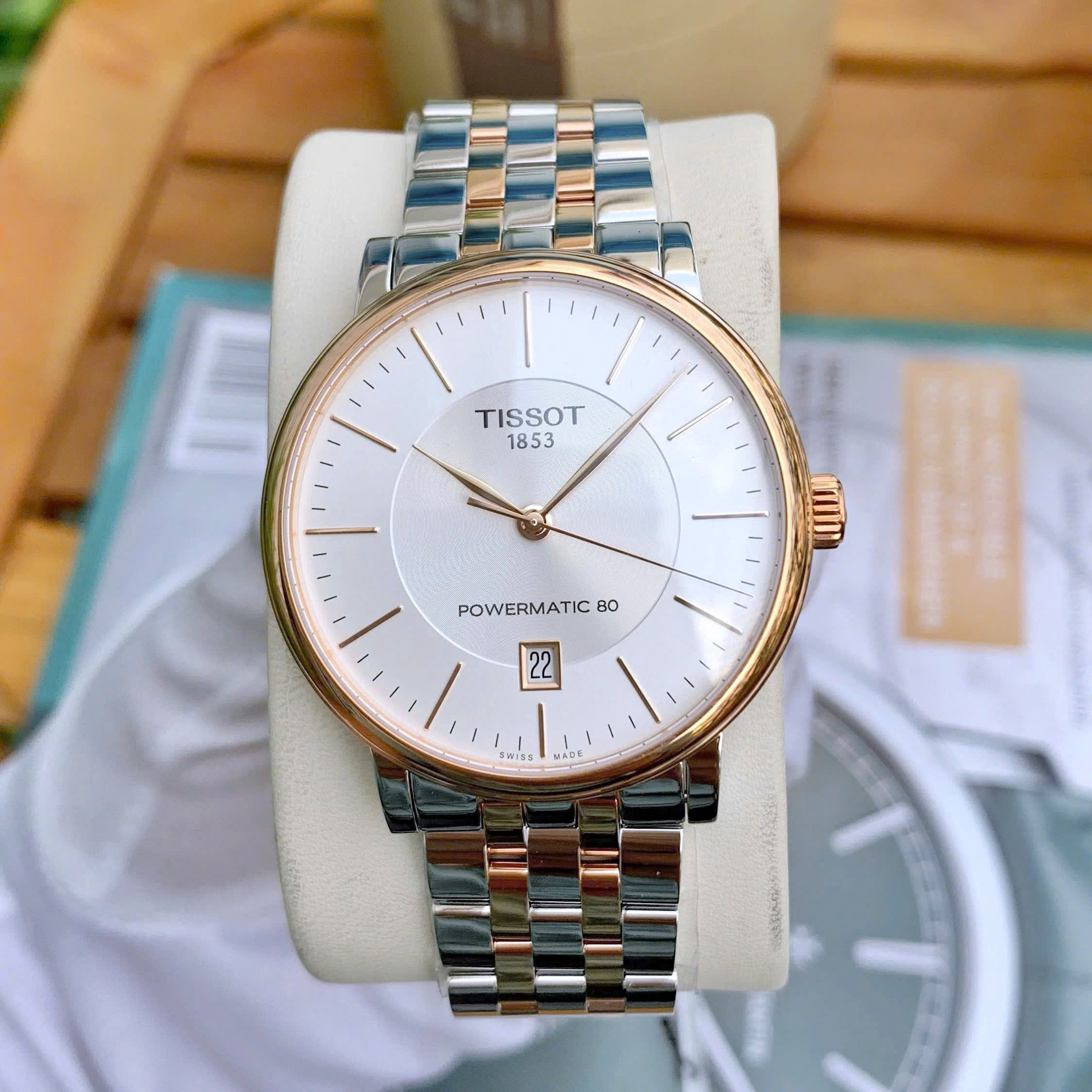 Đồng hồ TISSOT CARSON Automatic T122.407.22.031.01 – Đẳng cấp thanh lịch vượt thời gian
