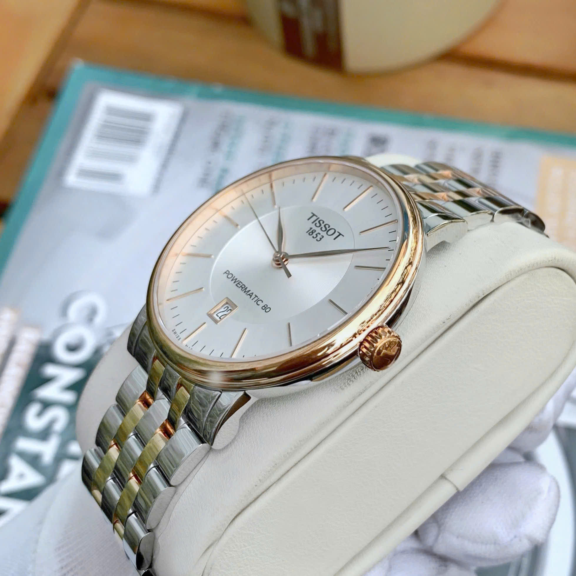 Đồng hồ TISSOT CARSON Automatic T122.407.22.031.01 – Đẳng cấp thanh lịch vượt thời gian