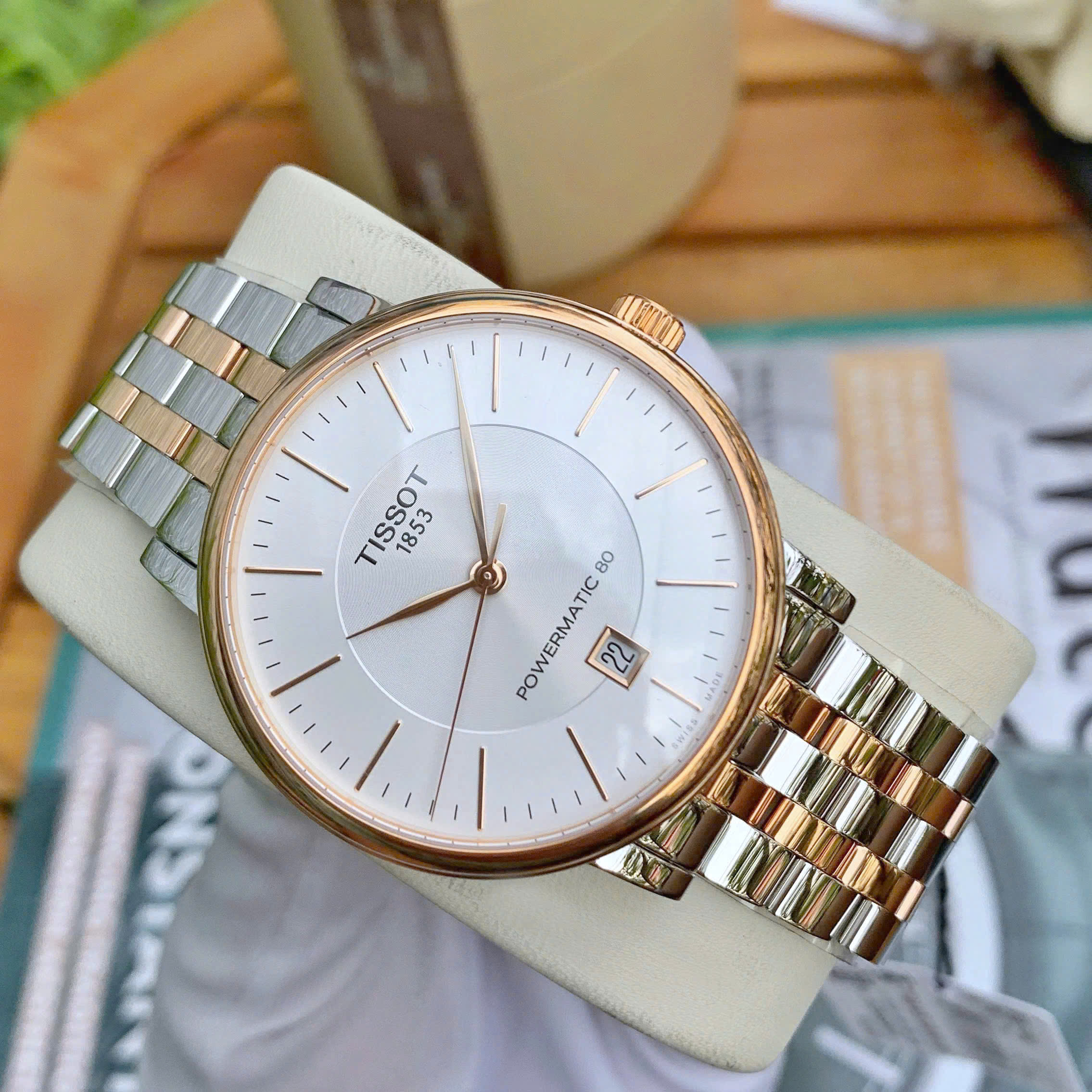Đồng hồ TISSOT CARSON Automatic T122.407.22.031.01 – Đẳng cấp thanh lịch vượt thời gian
