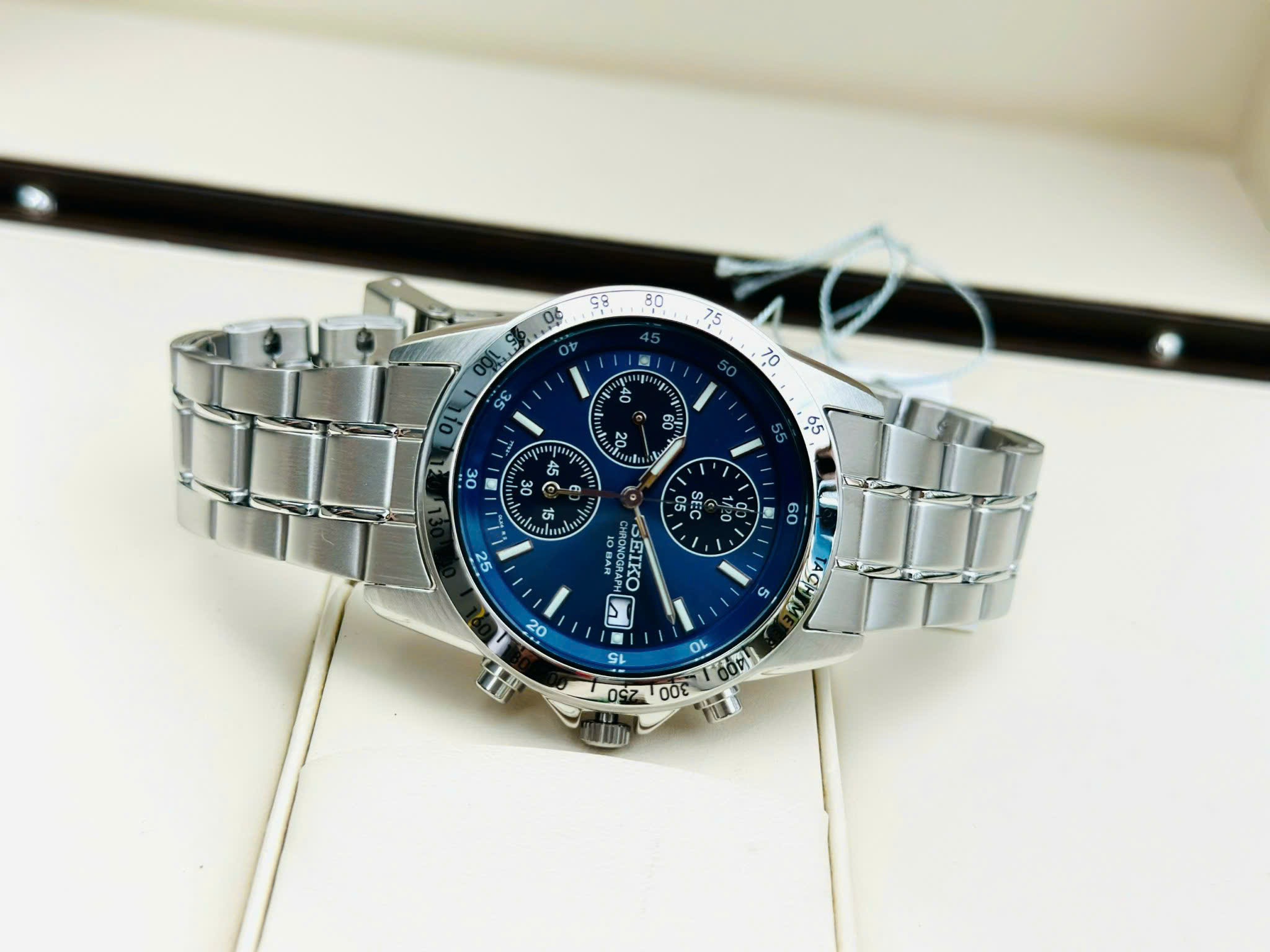 Seiko SBTQ071 – Đồng Hồ Thể Thao Chronograph Dành Cho Nam Tay Nhỏ