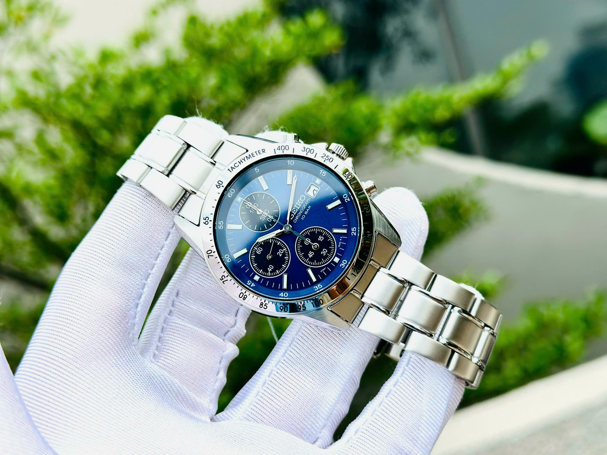 Seiko SBTQ071 – Đồng Hồ Thể Thao Chronograph Dành Cho Nam Tay Nhỏ