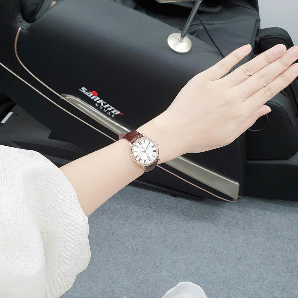 Đồng hồ Tissot Carson Automatic Nữ – Thanh Lịch, Tinh Tế và Đậm Chất Thụy Sĩ T122.207.36.033.00 / T1222073603300