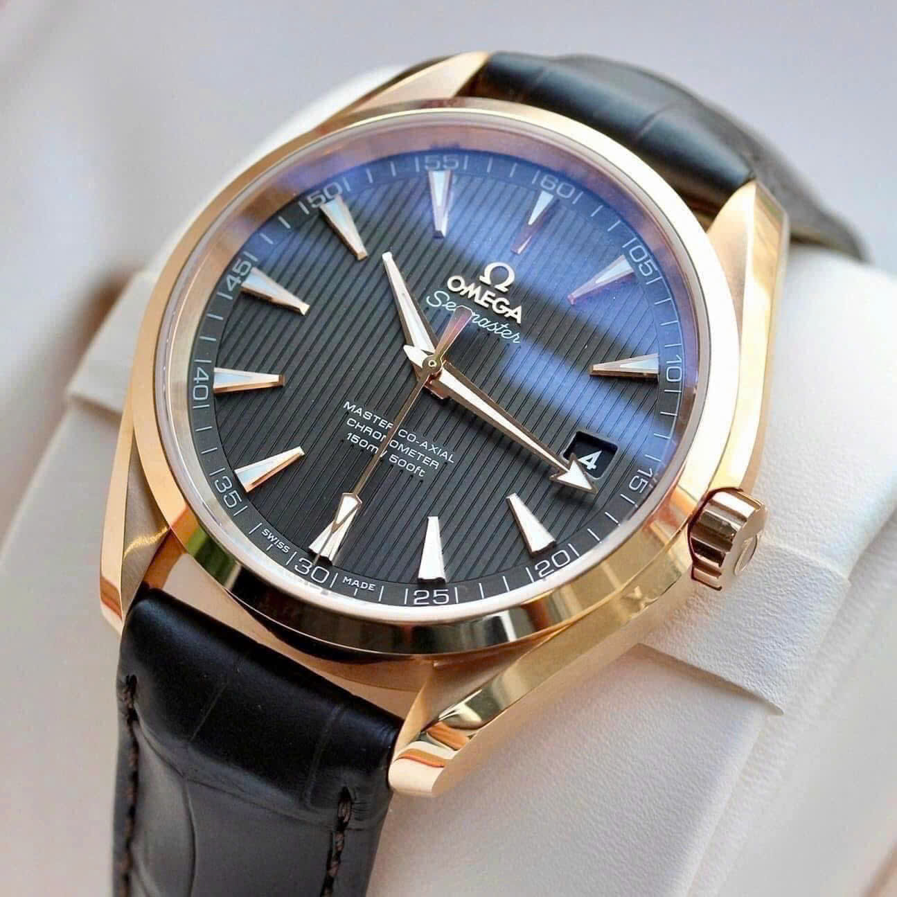 Đồng hồ Omega Aqua Terra 150m 41.5mm 231.53.42.21.06.002 – Siêu phẩm vàng hồng 18k nguyên khối sang trọng và đẳng cấp 23153422106002