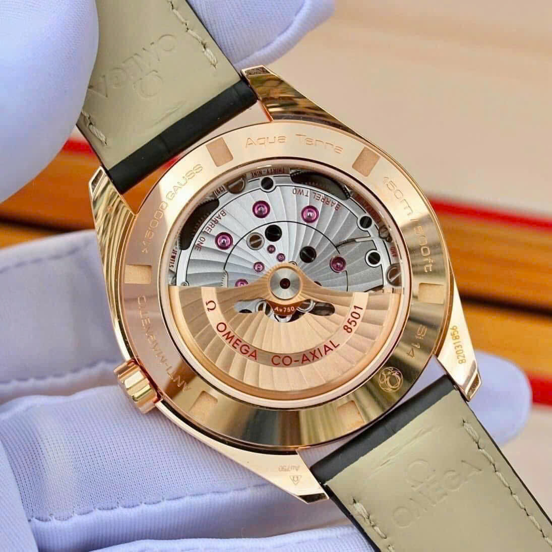 Đồng hồ Omega Aqua Terra 150m 41.5mm 231.53.42.21.06.002 – Siêu phẩm vàng hồng 18k nguyên khối sang trọng và đẳng cấp 23153422106002