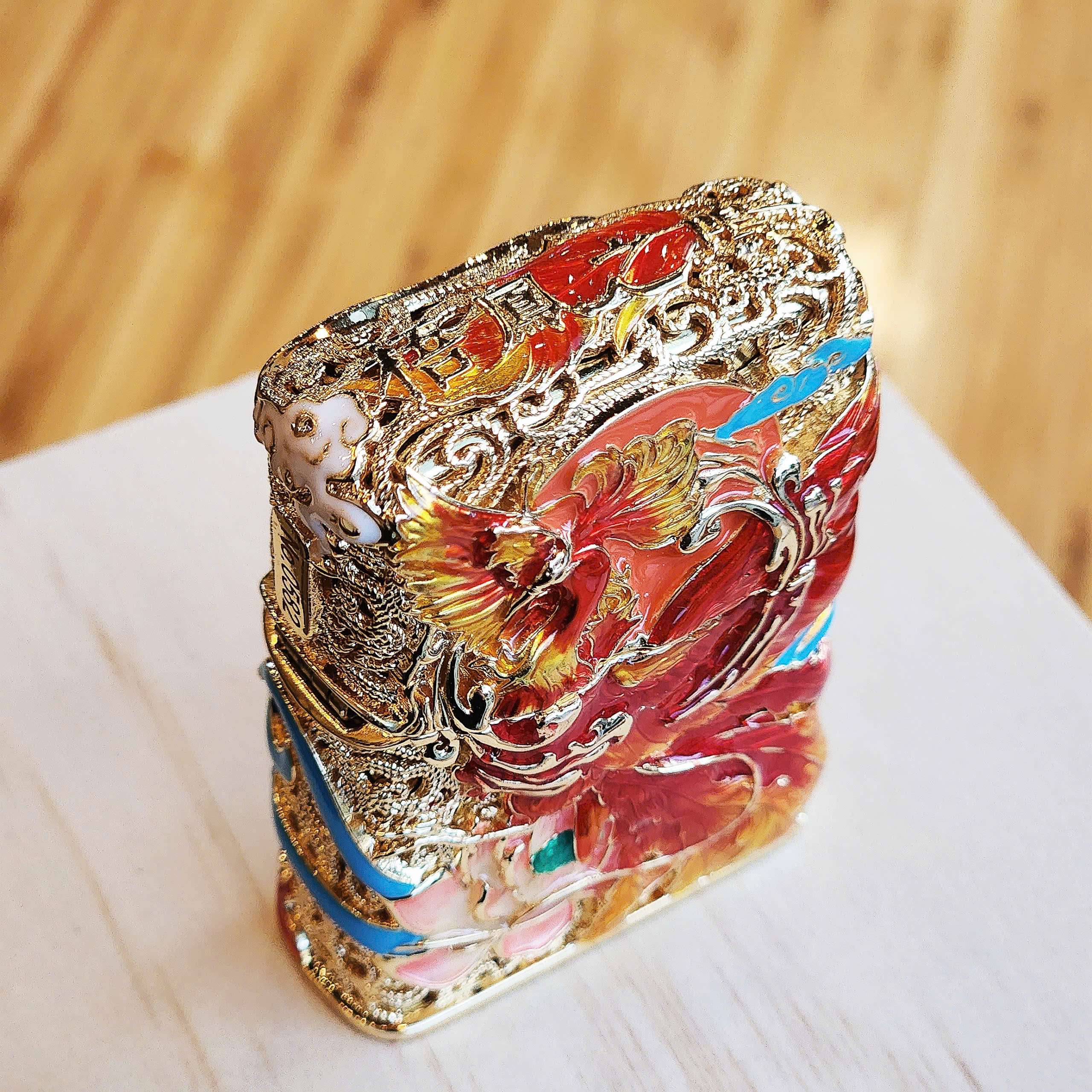 Tuyệt phẩm bật lửa Zippo Phượng Hoàng Lửa mạ vàng 18K – Đỉnh cao nghệ thuật chế tác, 1 chiếc duy nhất tại Việt Nam