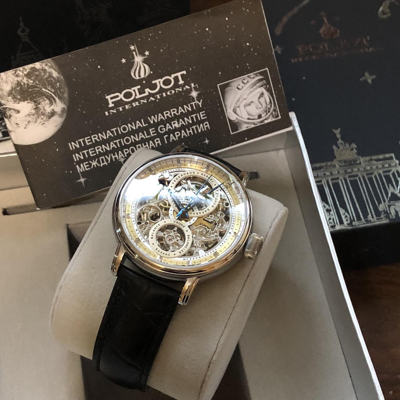 Đồng hồ Poljot International skeleton 252QT02