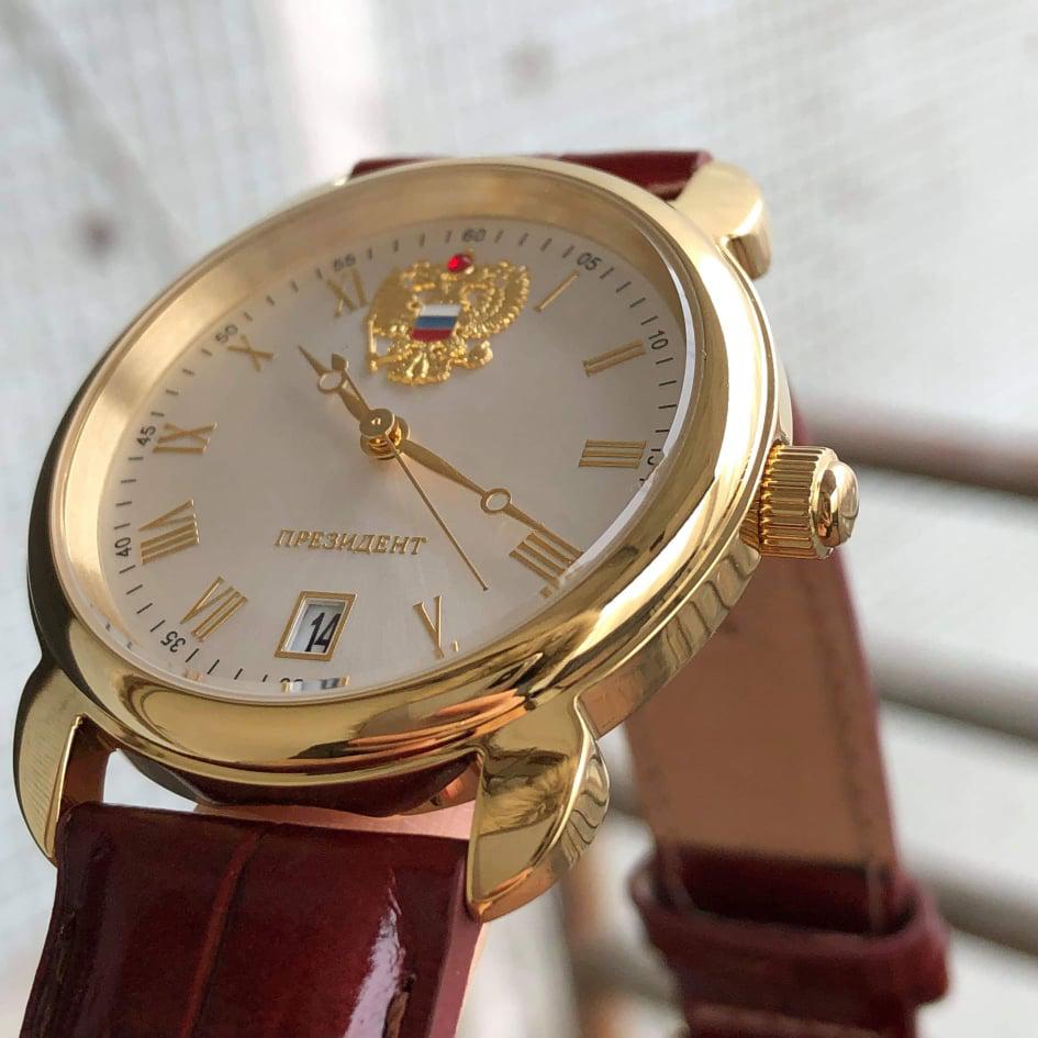Đồng hồ Tổng thống pin  4076682 vàng tươi