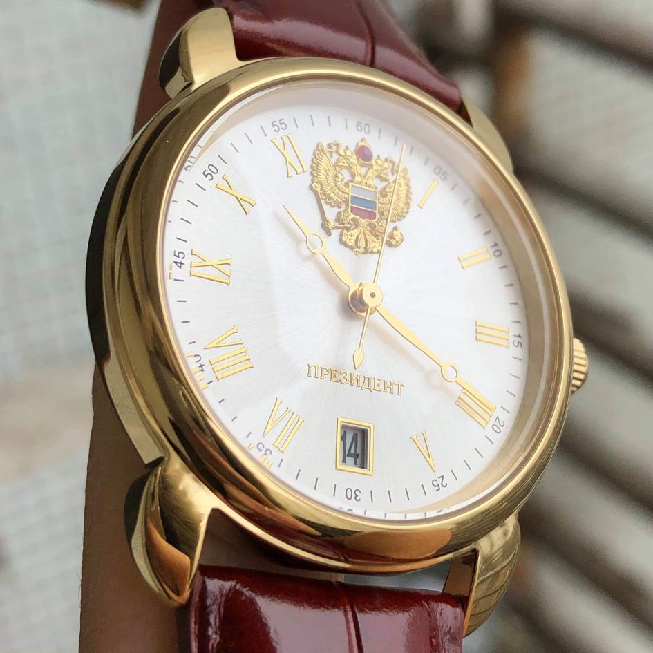 Đồng hồ Tổng thống pin  4076682 vàng tươi